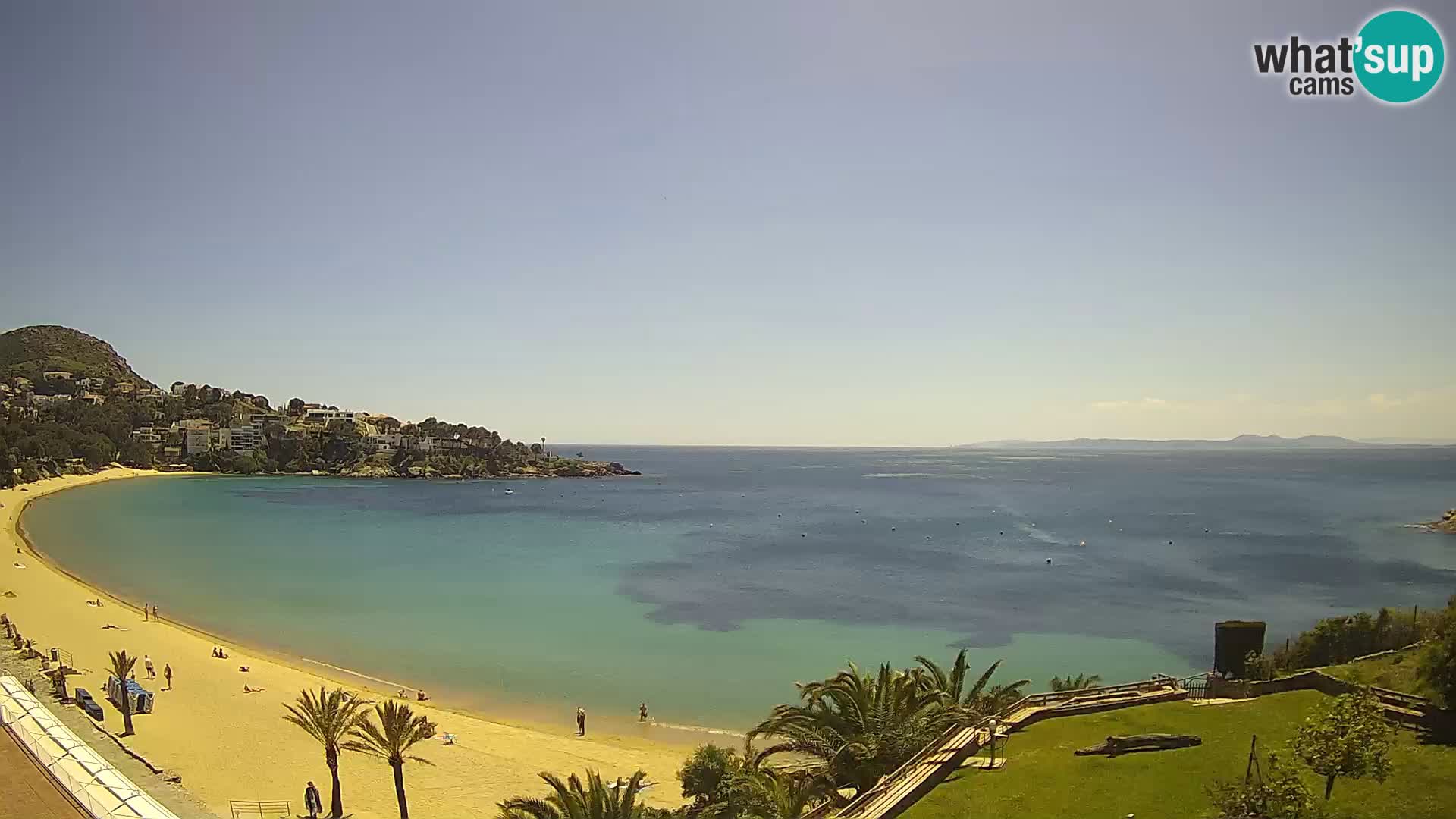 Platja de l’Almadrava Strand Webcam Roses – Costa Brava – Spanien