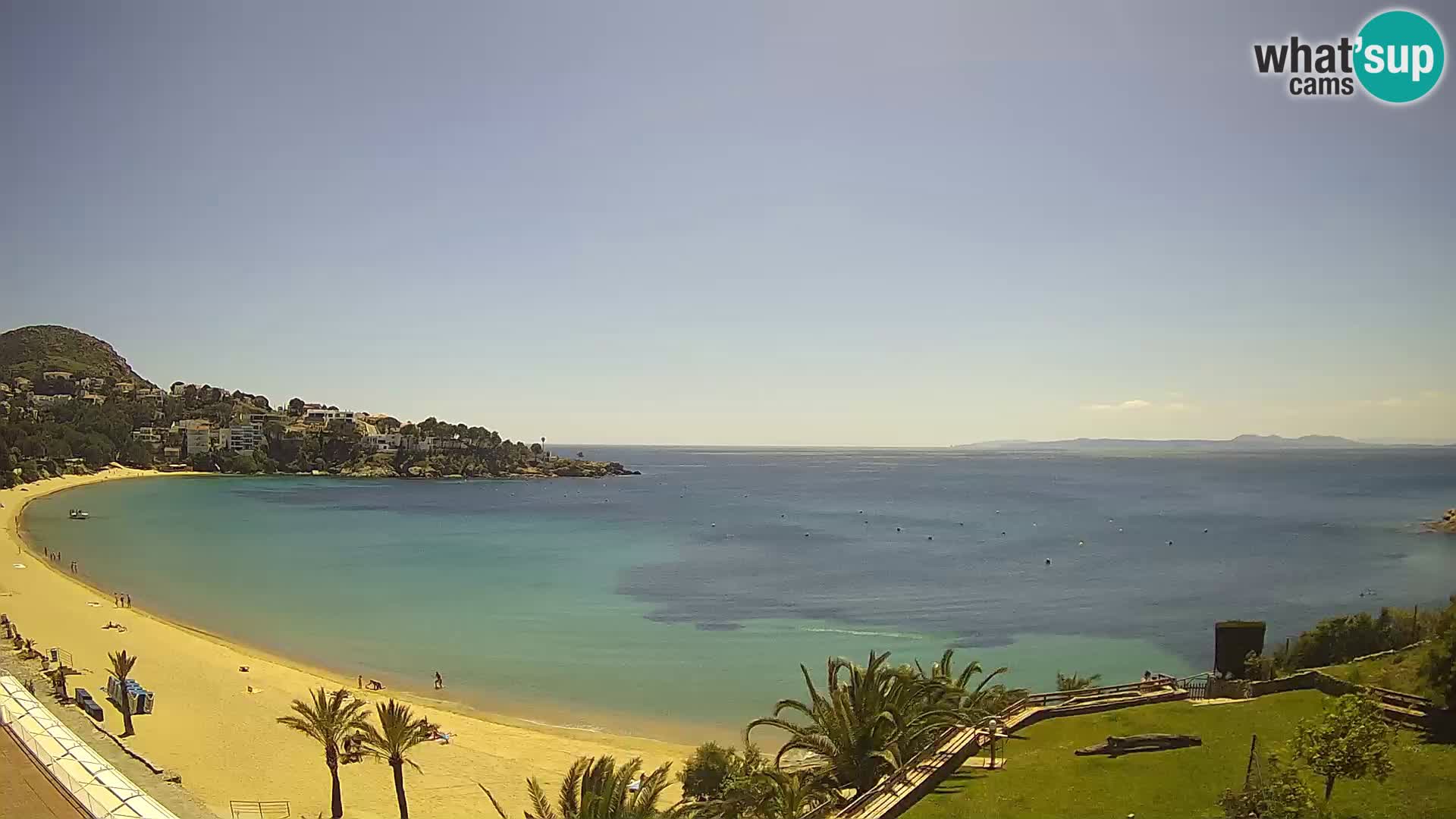 Plage de l’Almadrava Livecam Roses – Costa Brava – Espagne