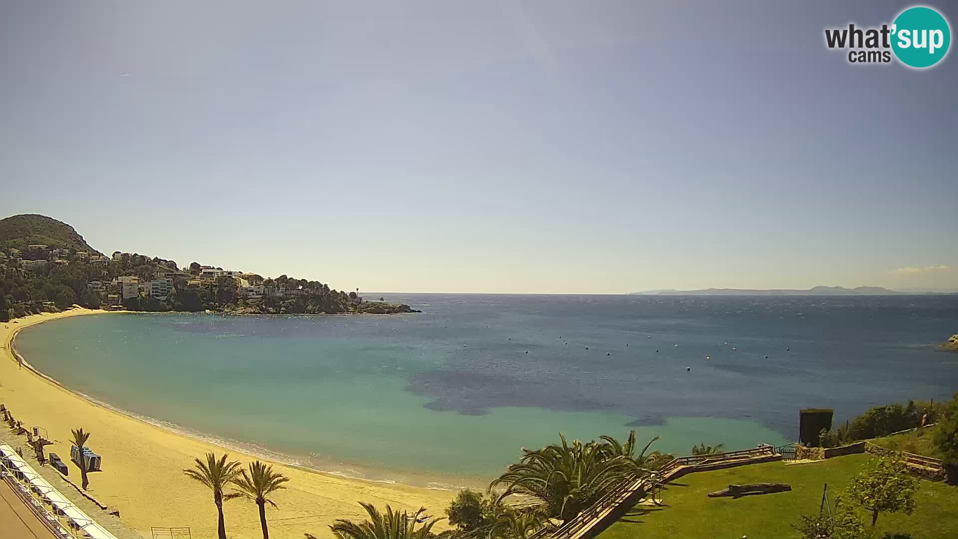 Plage de l’Almadrava Livecam Roses – Costa Brava – Espagne