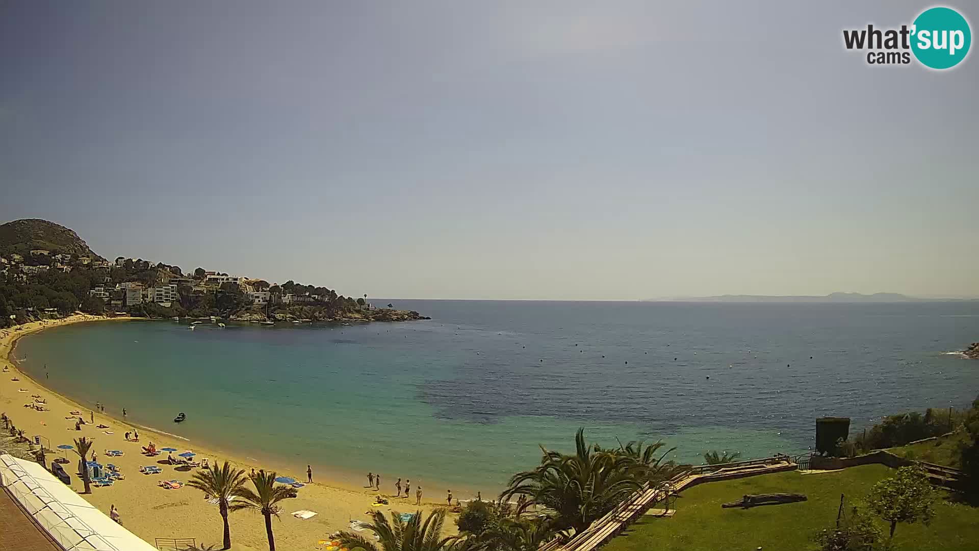 Platja de l’Almadrava Strand Webcam Roses – Costa Brava – Spanien
