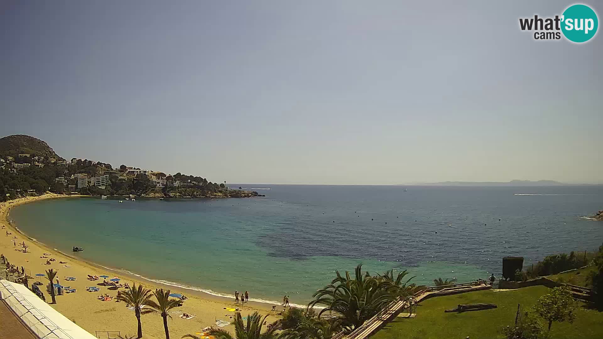 Plaža de l’Almadrava Spletna kamera Roses – Costa Brava – Španija