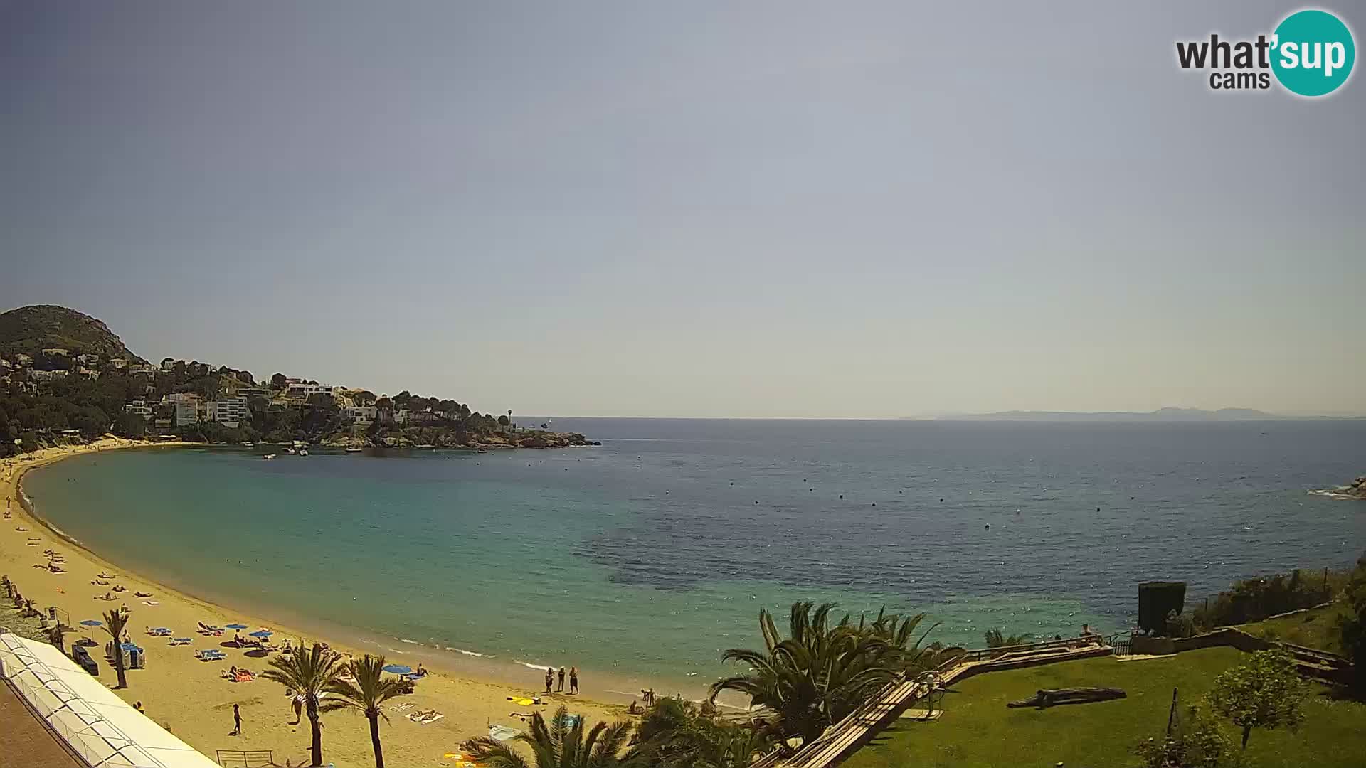 Platja de l’Almadrava beach Live Webcam Roses – Costa Brava – Spain