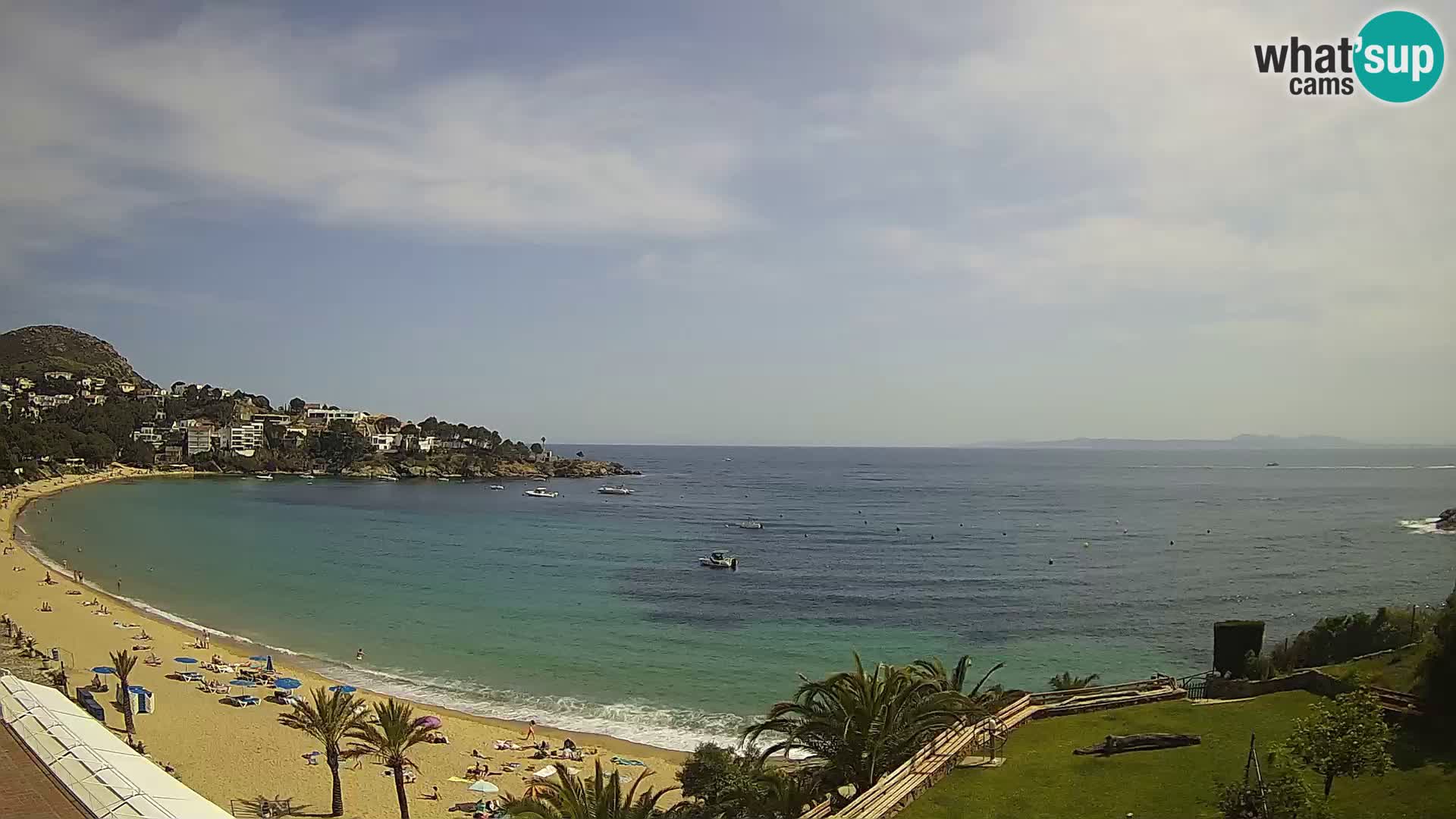 Plaža de l’Almadrava Spletna kamera Roses – Costa Brava – Španija