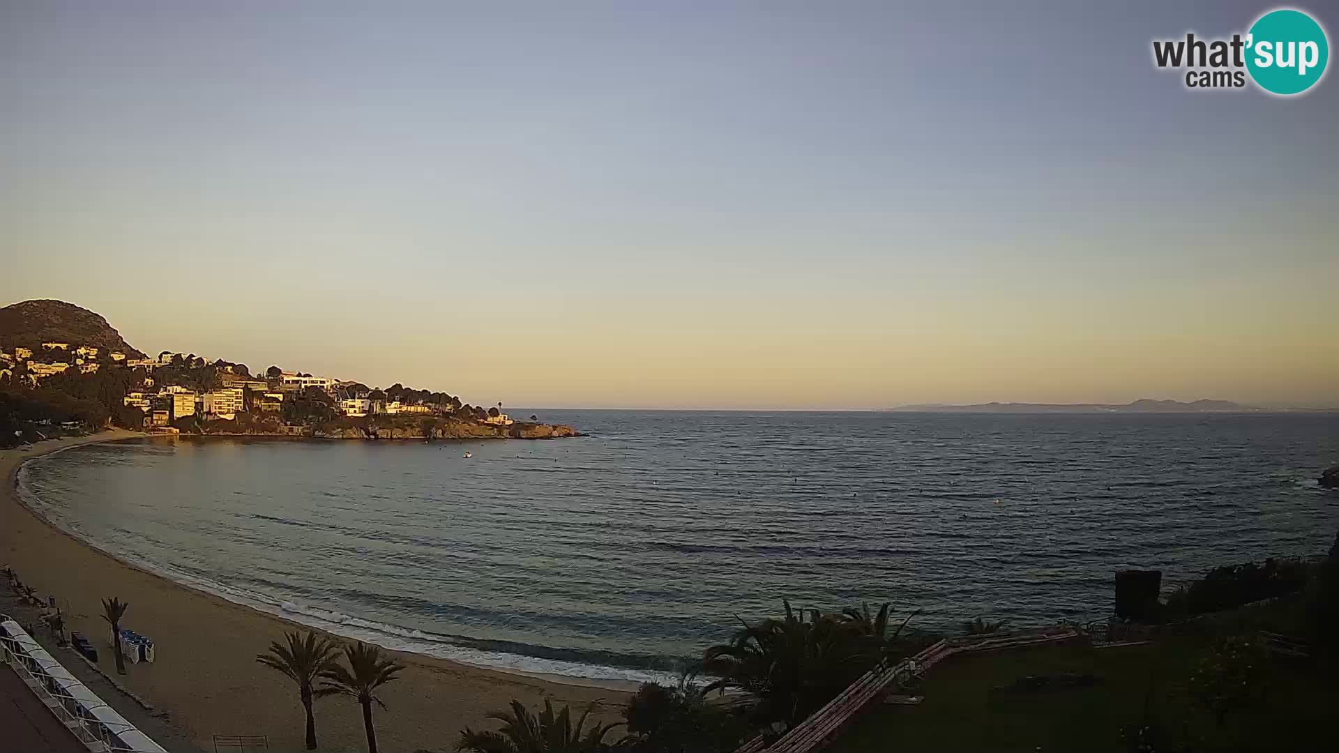 Plaža de l’Almadrava Spletna kamera Roses – Costa Brava – Španija