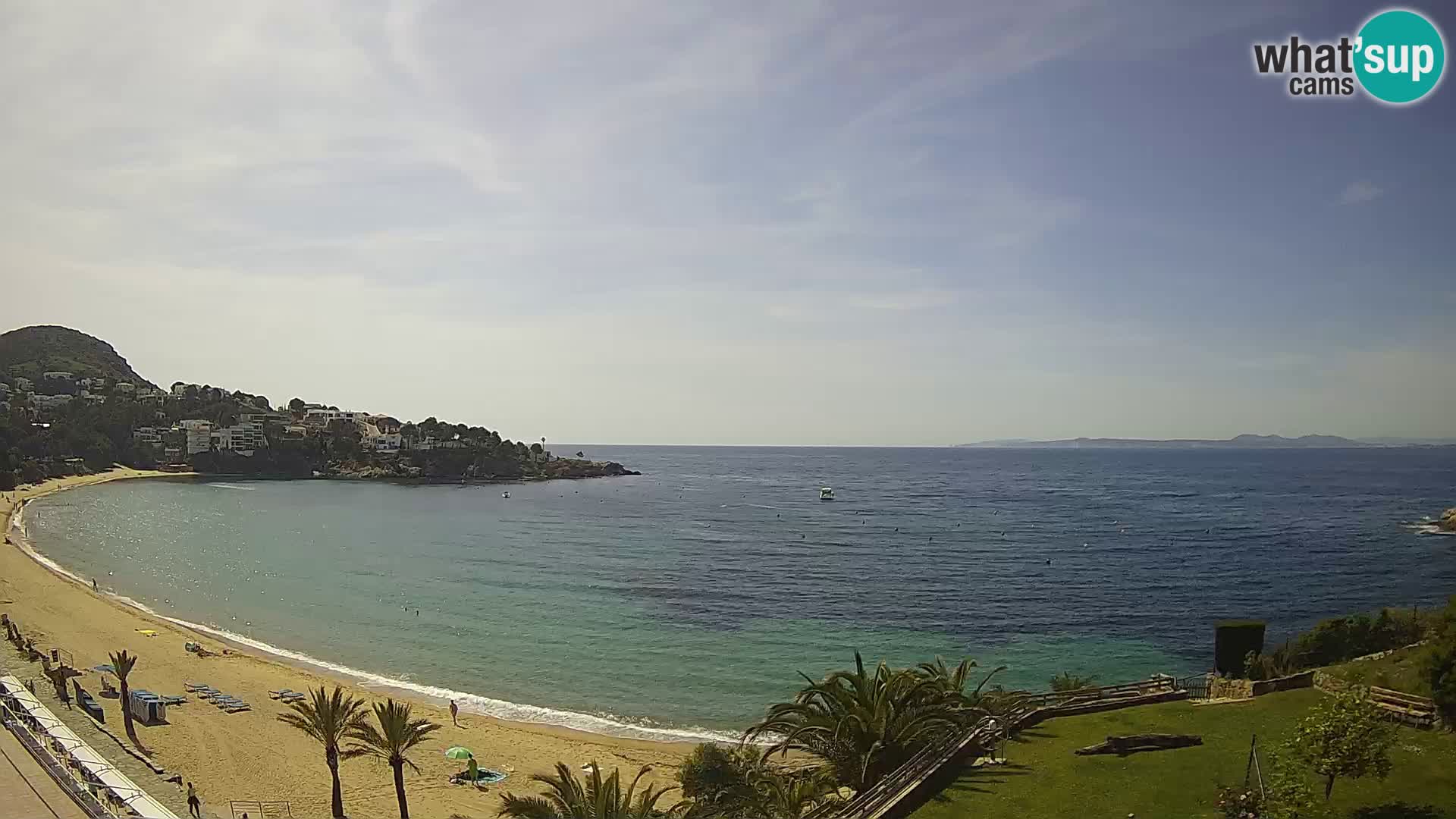 Playa de l’Almadrava camera en vivo Roses – Costa Brava – Espana