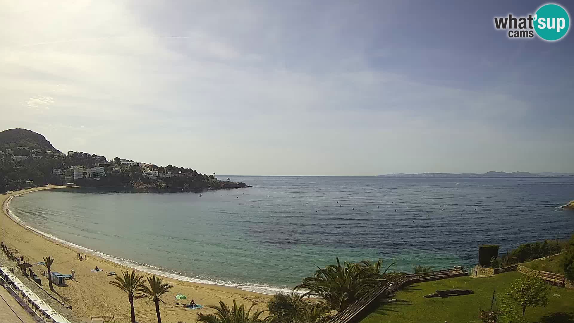Platja de l’Almadrava beach Live Webcam Roses – Costa Brava – Spain