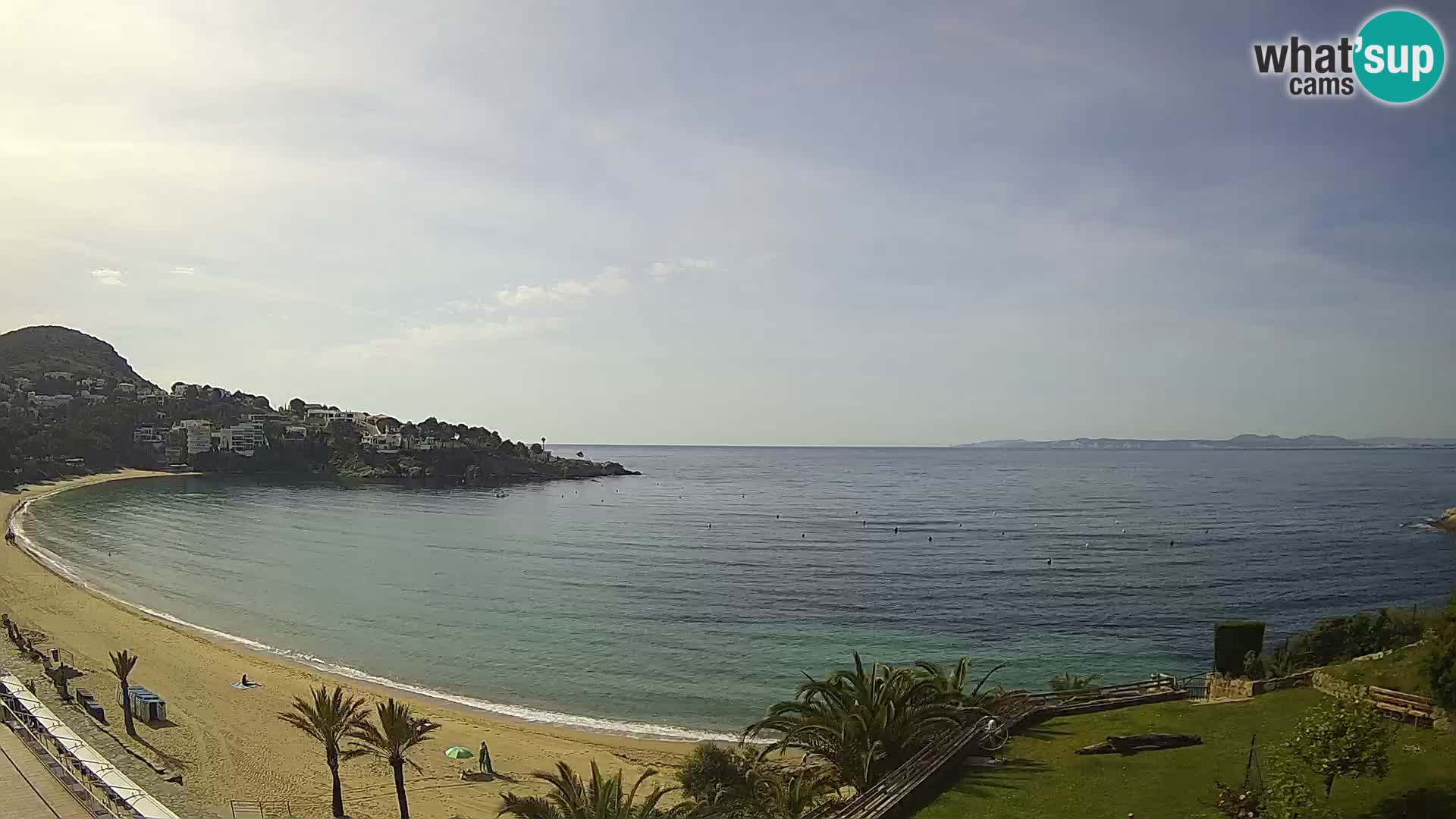 Plaža de l’Almadrava Spletna kamera Roses – Costa Brava – Španija