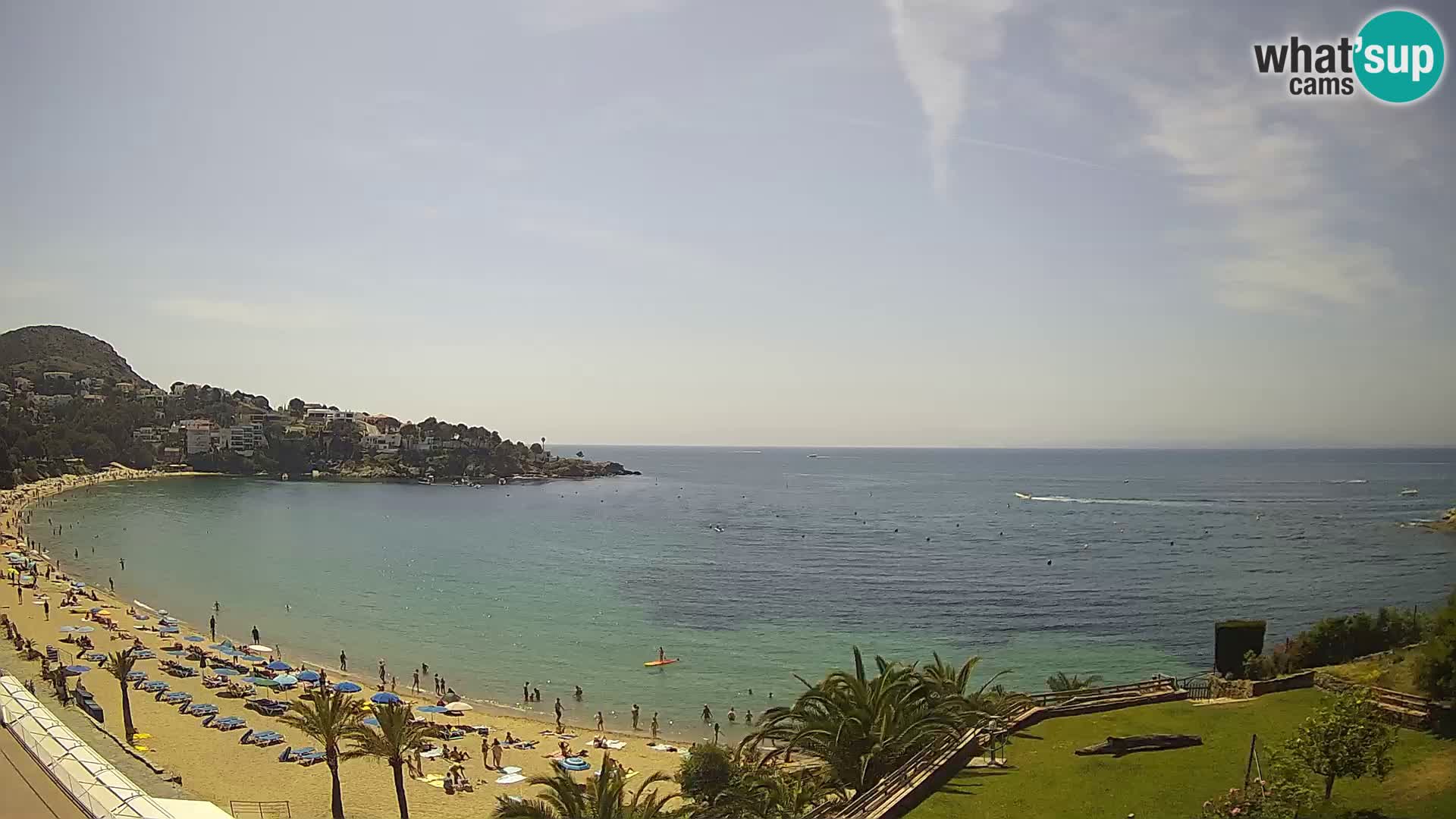 Platja de l’Almadrava beach Live Webcam Roses – Costa Brava – Spain