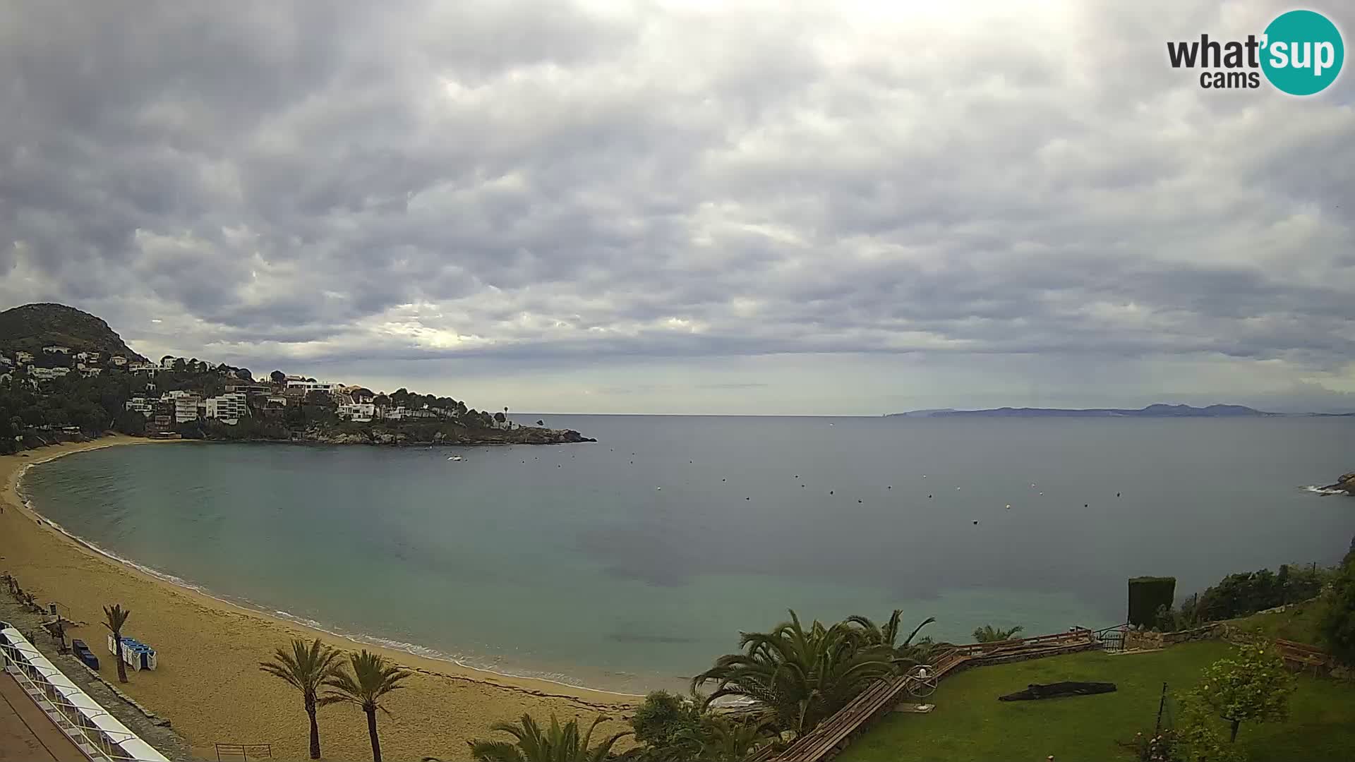 Plaža de l’Almadrava Spletna kamera Roses – Costa Brava – Španija