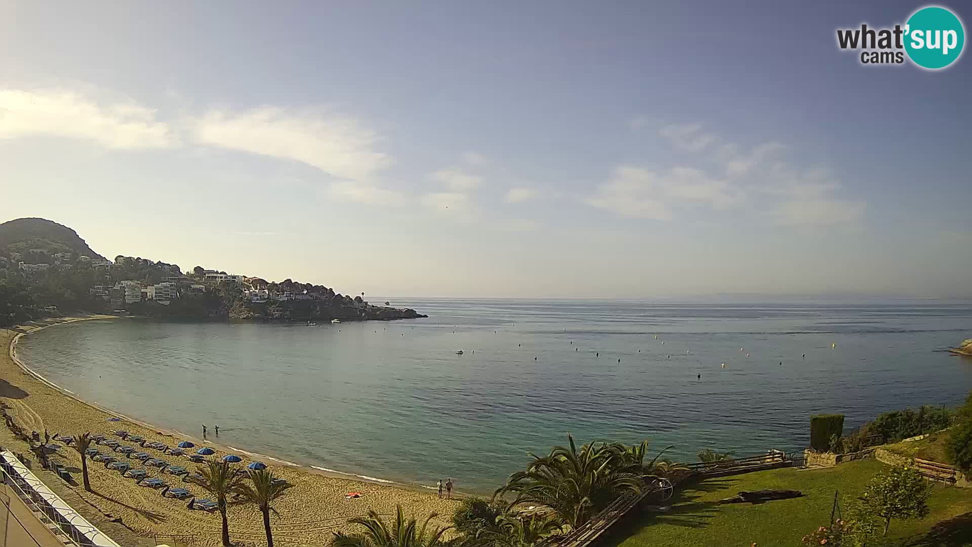 Platja de l’Almadrava beach Live Webcam Roses – Costa Brava – Spain
