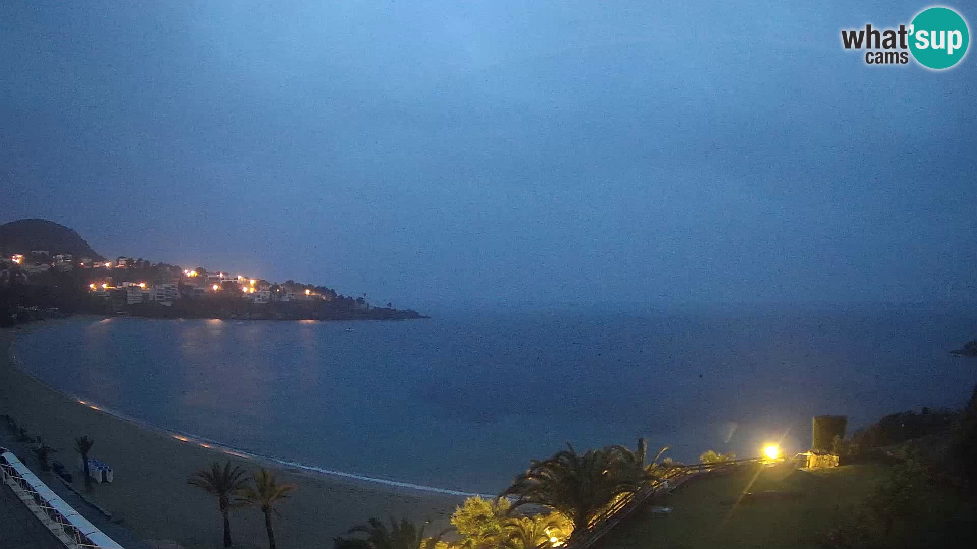 Plaža de l’Almadrava Spletna kamera Roses – Costa Brava – Španija