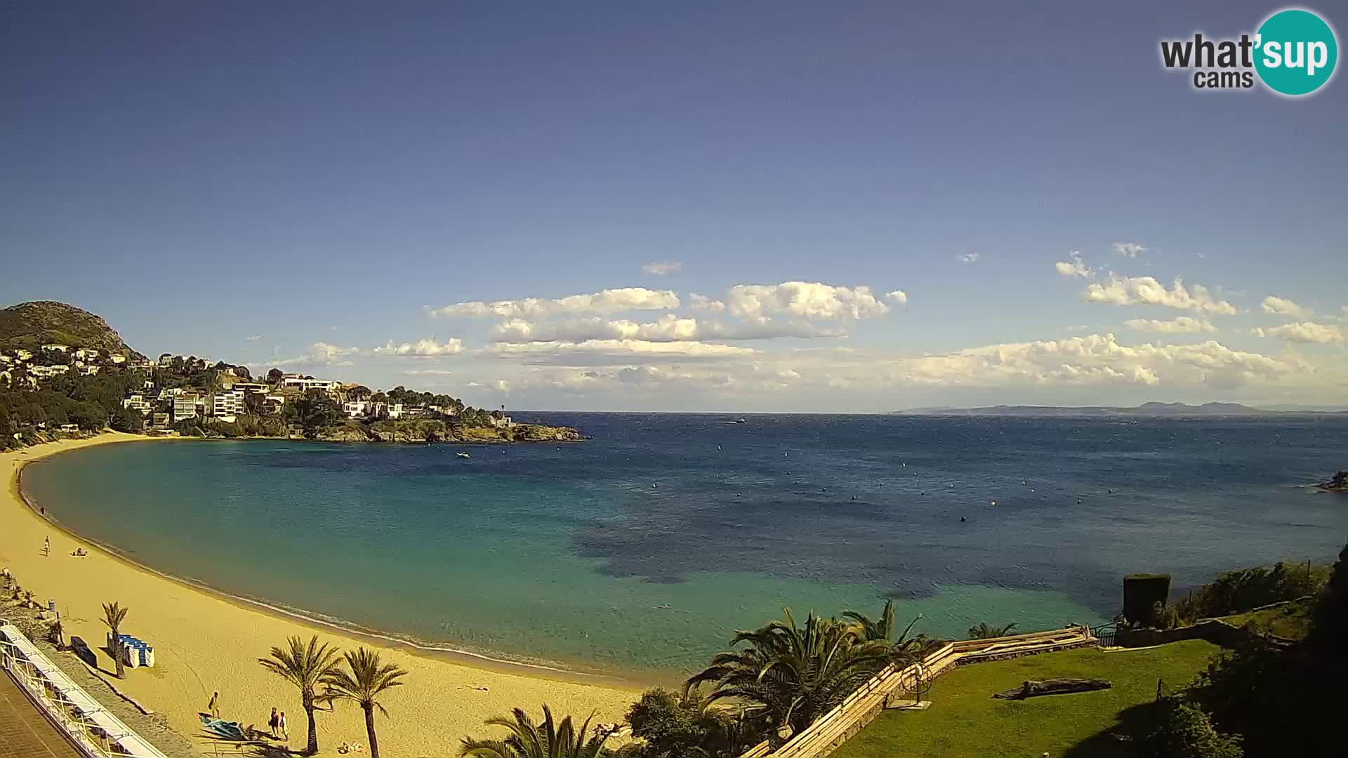 Platja de l’Almadrava beach Live Webcam Roses – Costa Brava – Spain