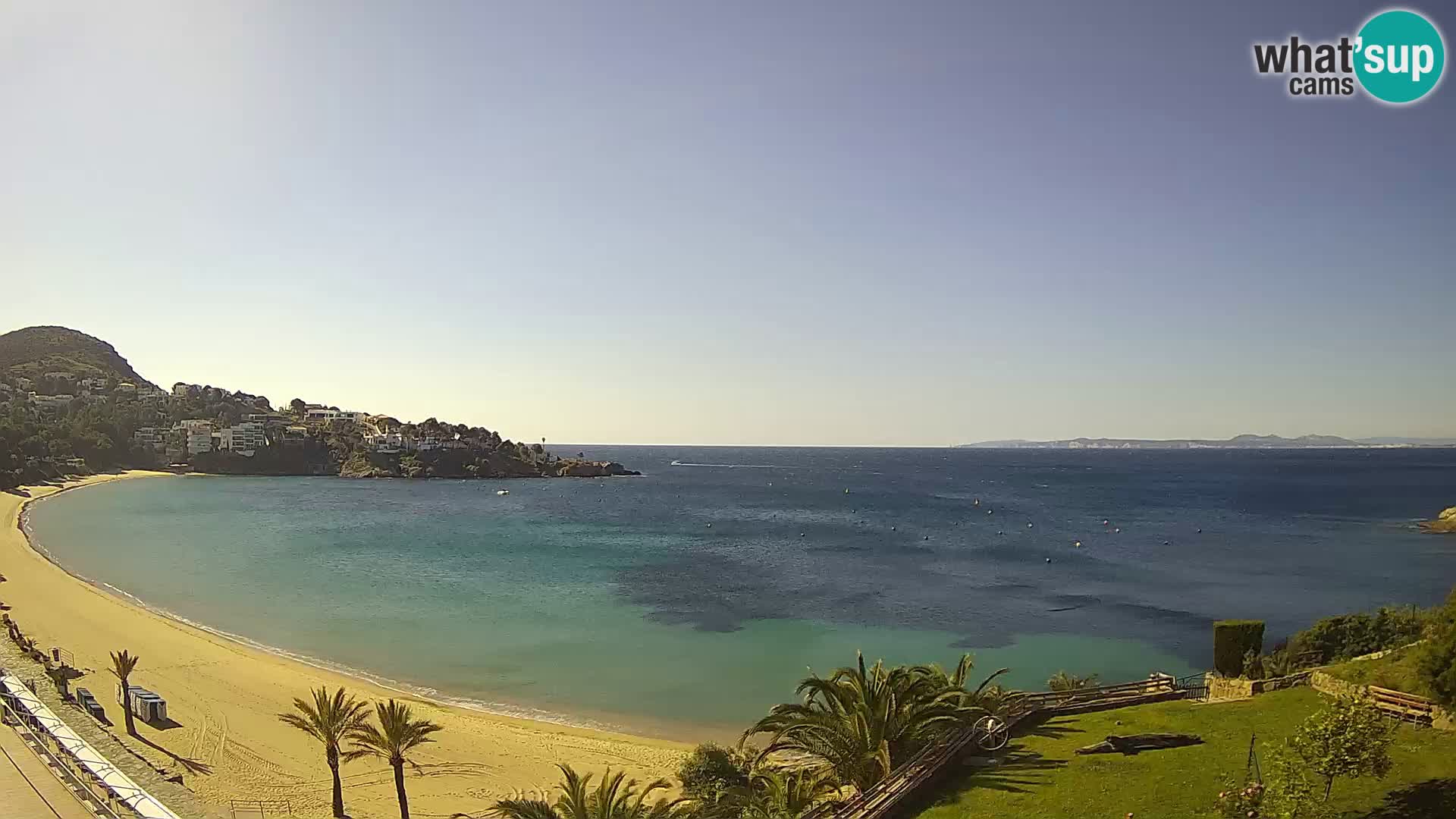 Plaža de l’Almadrava Spletna kamera Roses – Costa Brava – Španija
