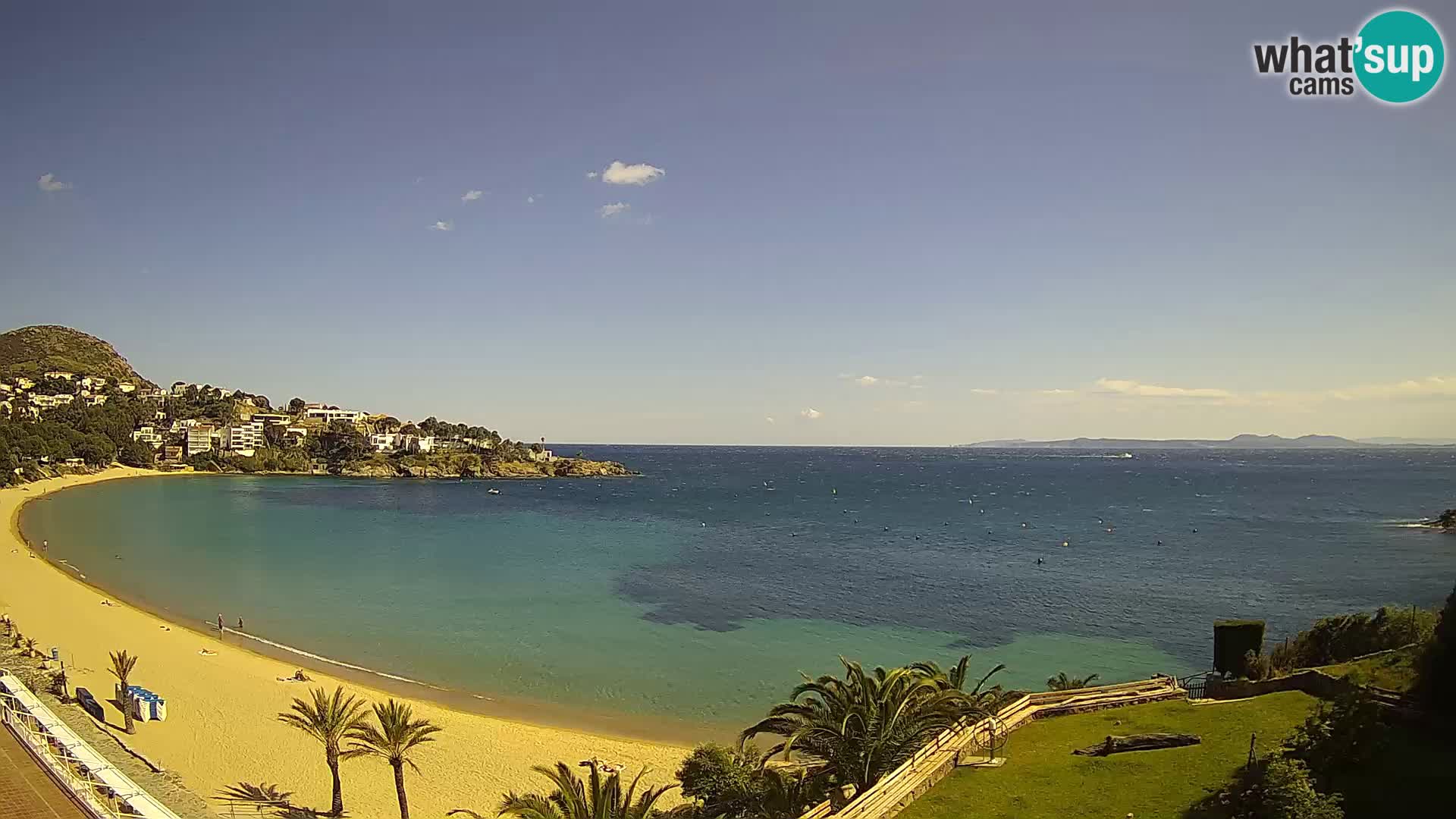 Platja de l’Almadrava beach Live Webcam Roses – Costa Brava – Spain