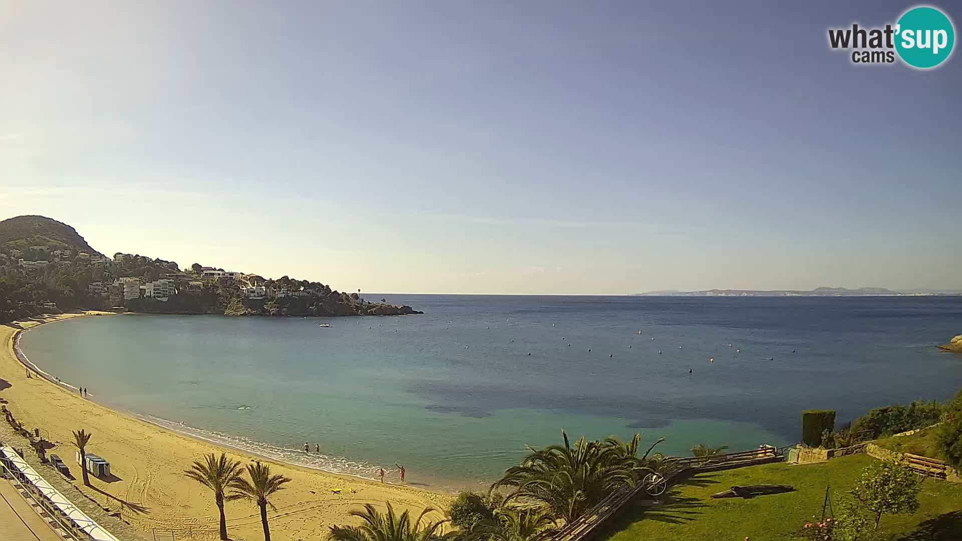 Playa de l’Almadrava camera en vivo Roses – Costa Brava – Espana