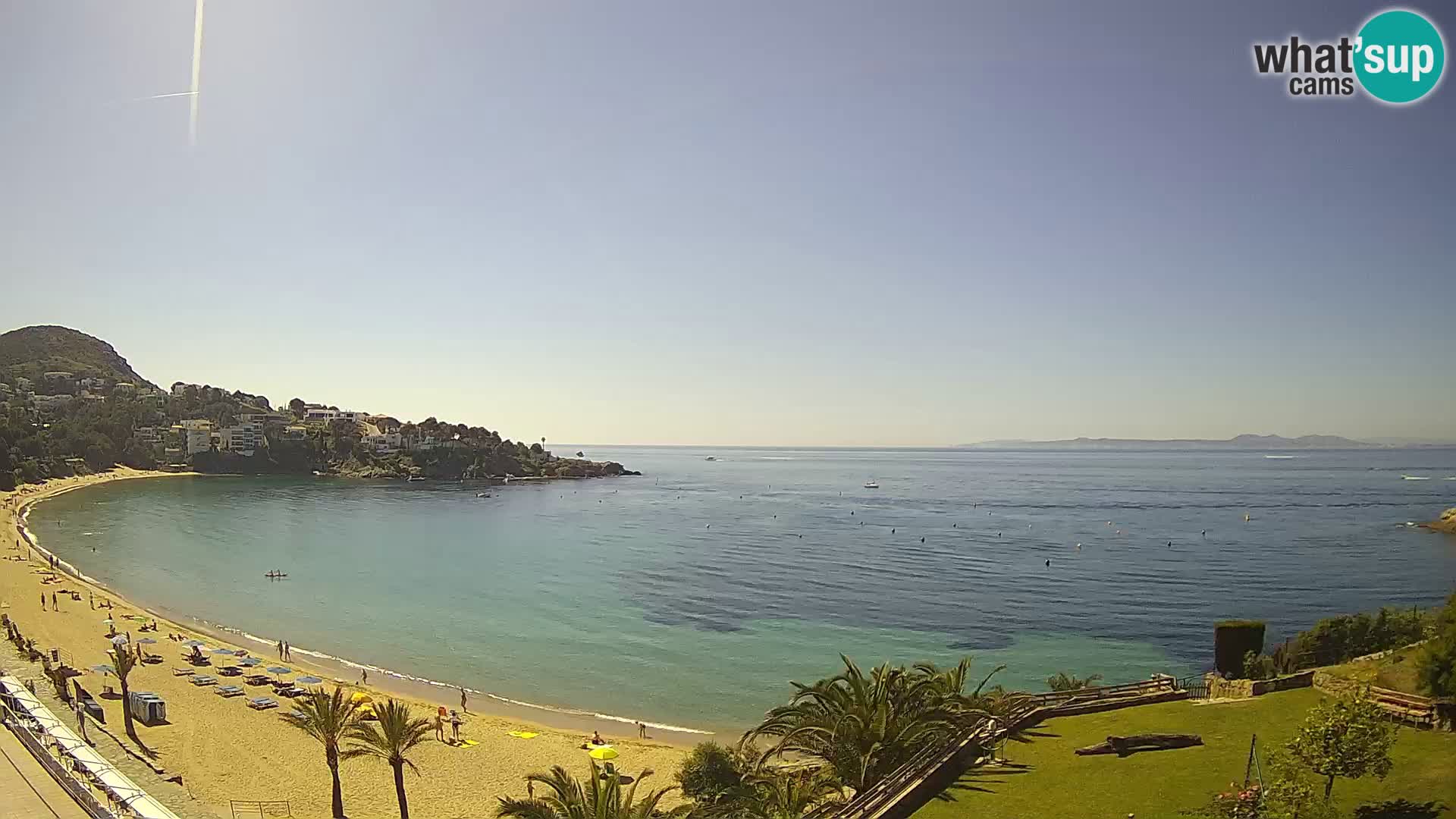 Playa de l’Almadrava camera en vivo Roses – Costa Brava – Espana