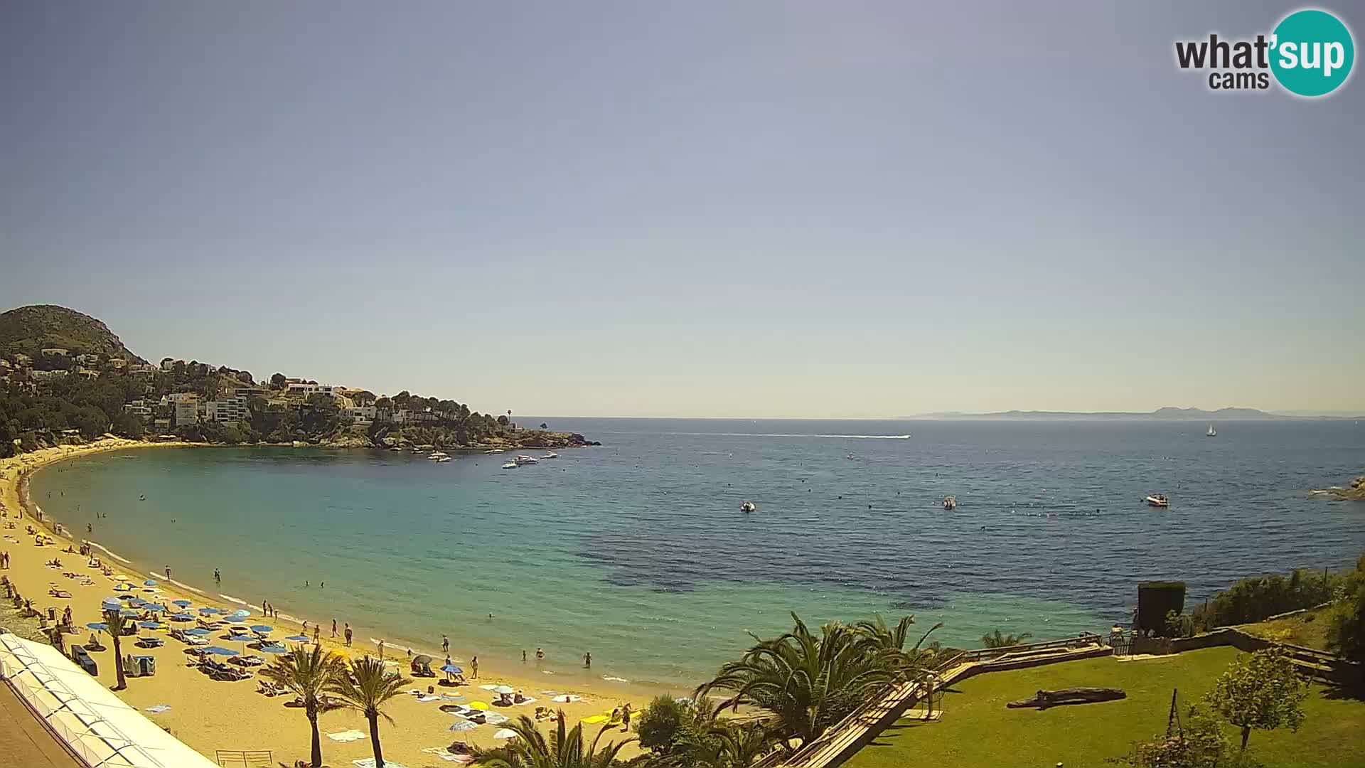 Playa de l’Almadrava camera en vivo Roses – Costa Brava – Espana