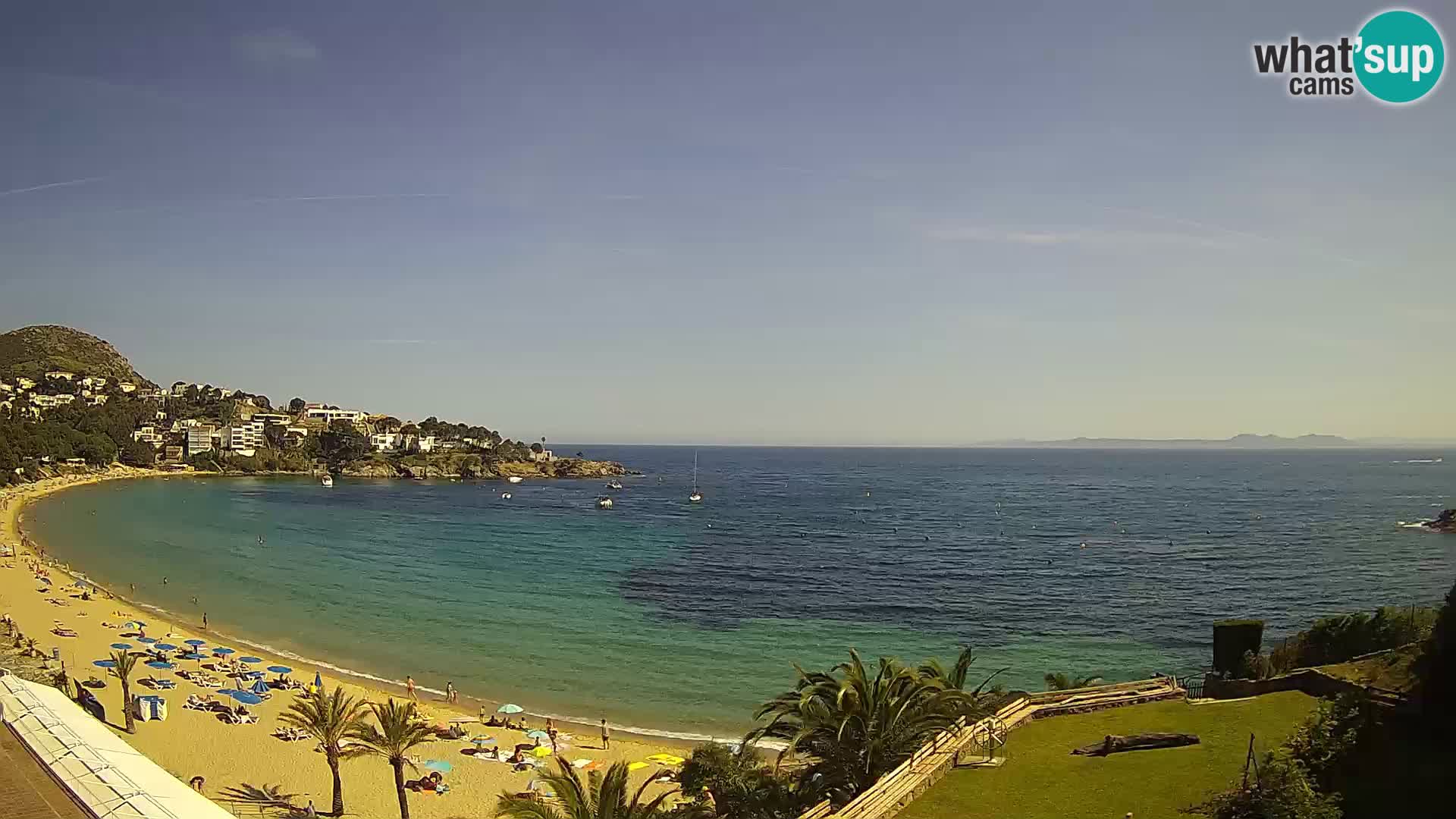 Plage de l’Almadrava Livecam Roses – Costa Brava – Espagne