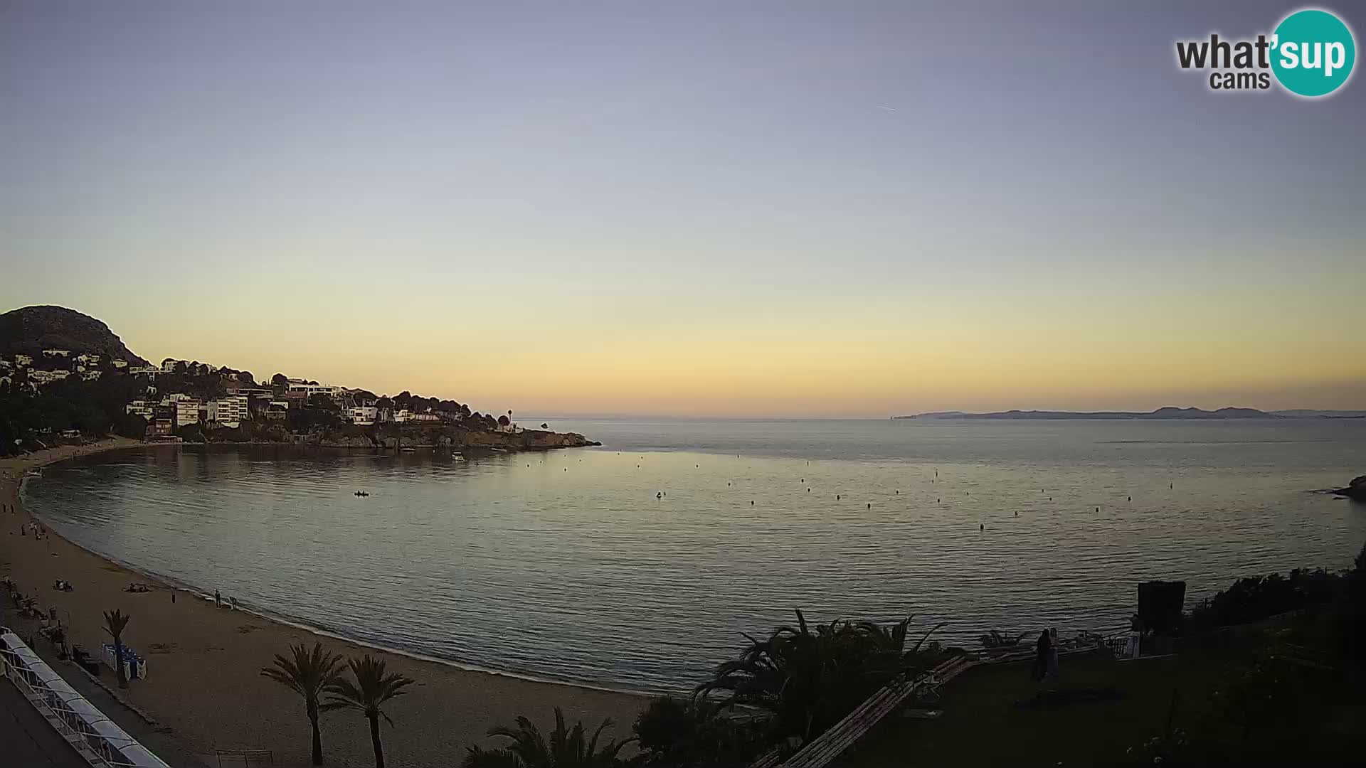 Platja de l’Almadrava Strand Webcam Roses – Costa Brava – Spanien