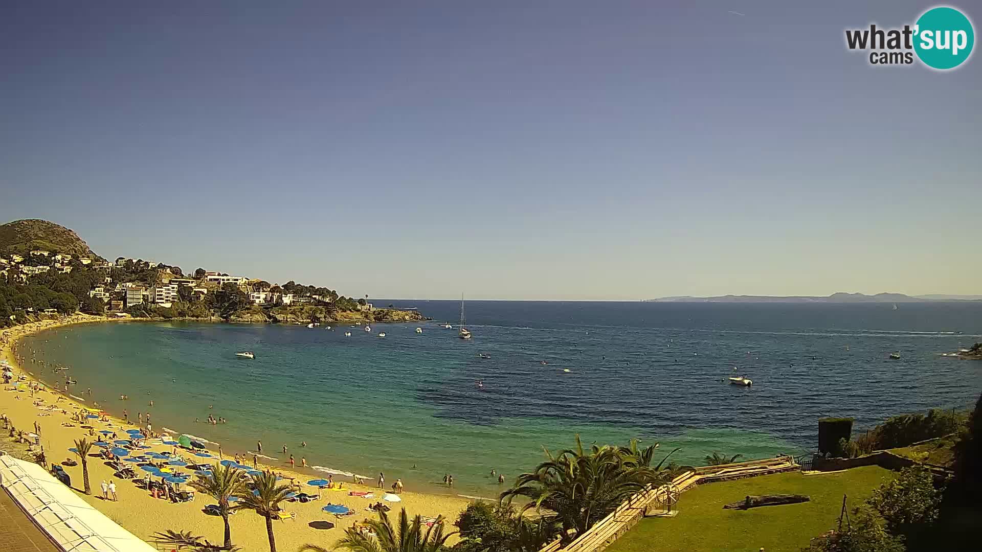 Platja de l’Almadrava Strand Webcam Roses – Costa Brava – Spanien