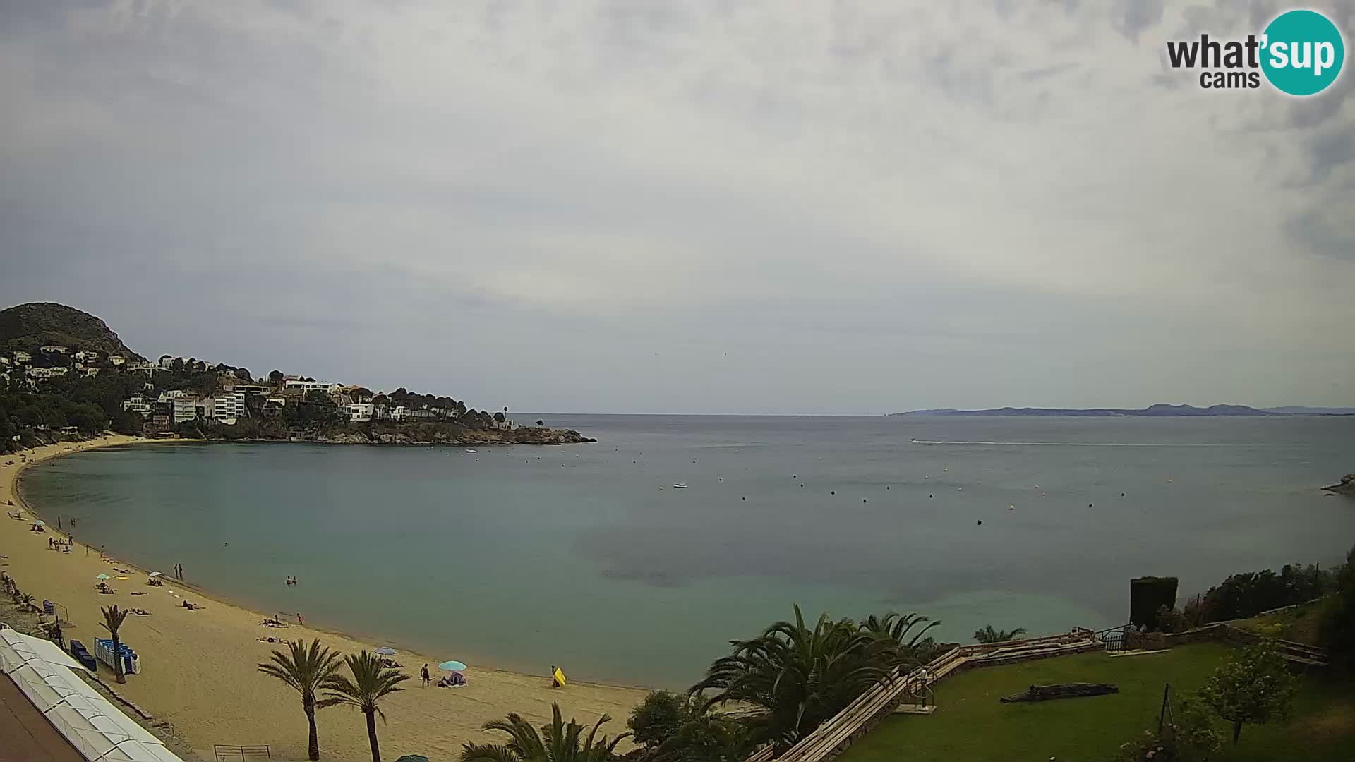 Platja de l’Almadrava beach Live Webcam Roses – Costa Brava – Spain