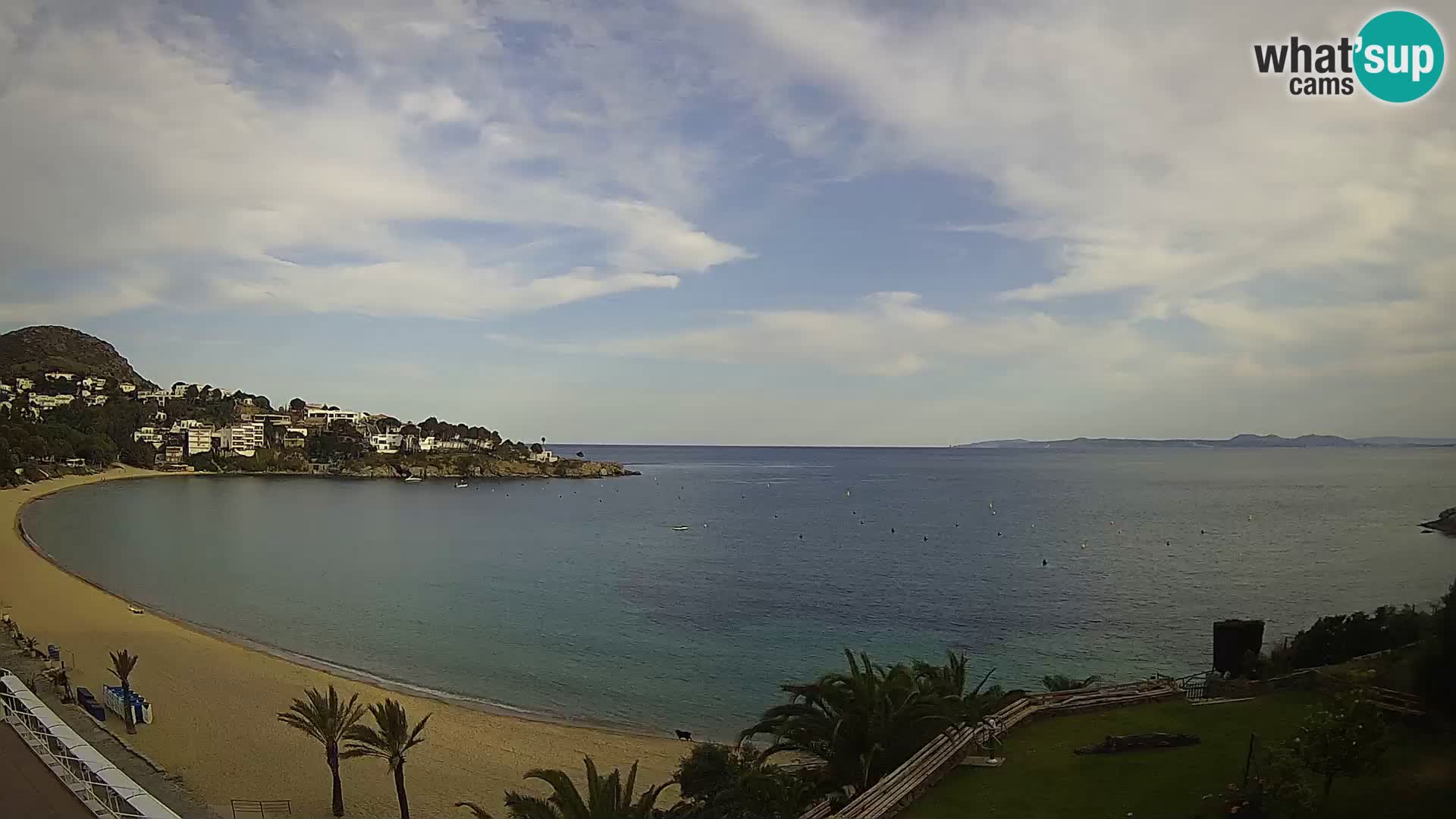 Platja de l’Almadrava beach Live Webcam Roses – Costa Brava – Spain