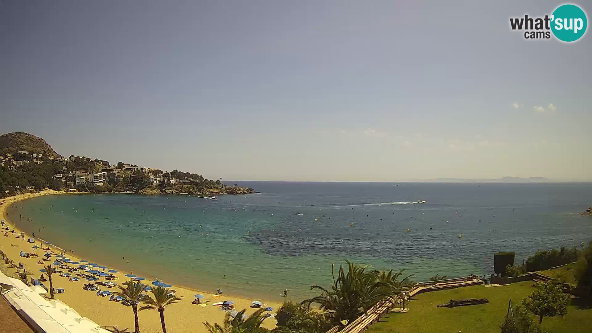 Platja de l’Almadrava Strand Webcam Roses – Costa Brava – Spanien