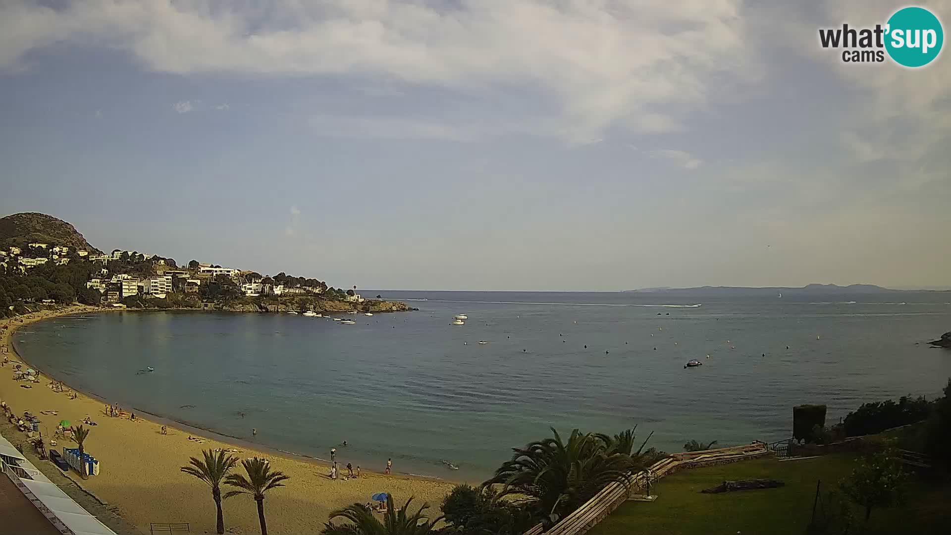 Platja de l’Almadrava beach Live Webcam Roses – Costa Brava – Spain