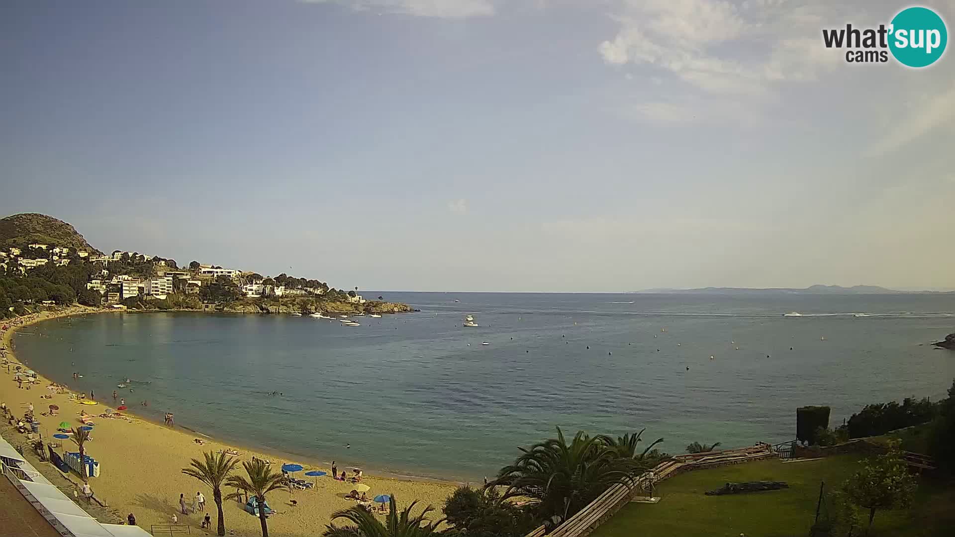 Platja de l’Almadrava beach Live Webcam Roses – Costa Brava – Spain