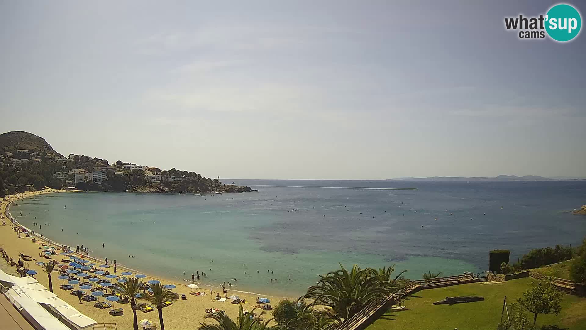 Plaža de l’Almadrava Spletna kamera Roses – Costa Brava – Španija