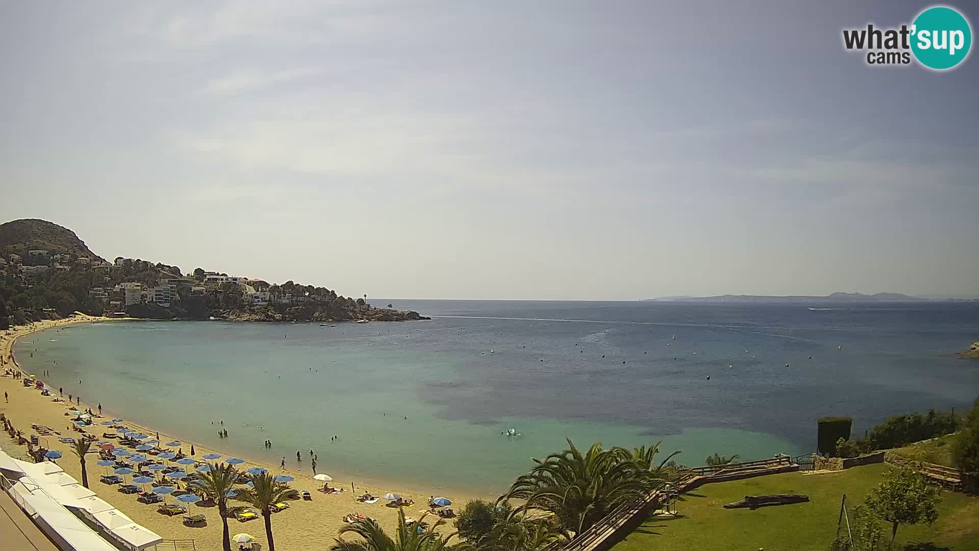 Platja de l’Almadrava Strand Webcam Roses – Costa Brava – Spanien