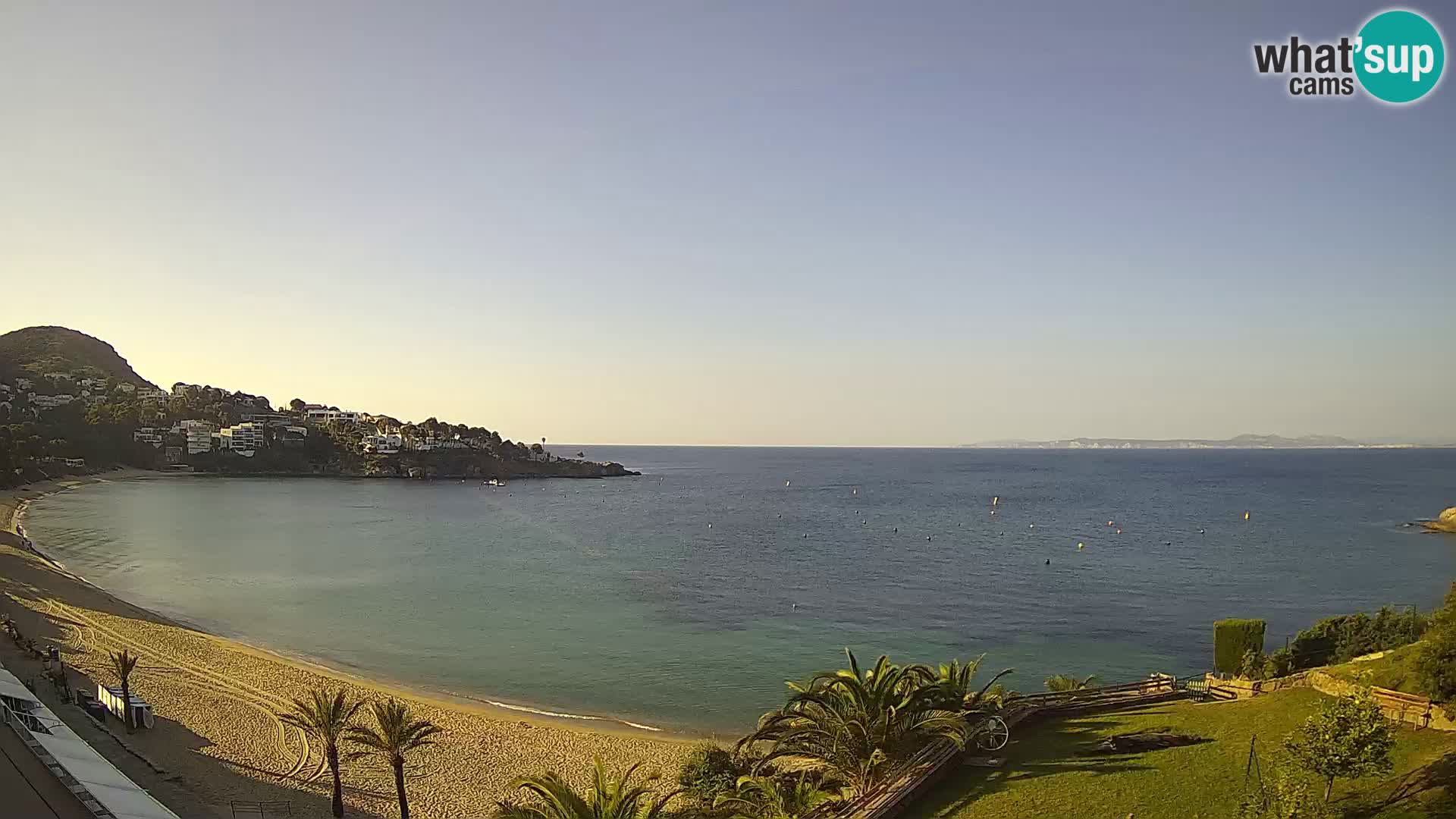 Plaža de l’Almadrava Spletna kamera Roses – Costa Brava – Španija
