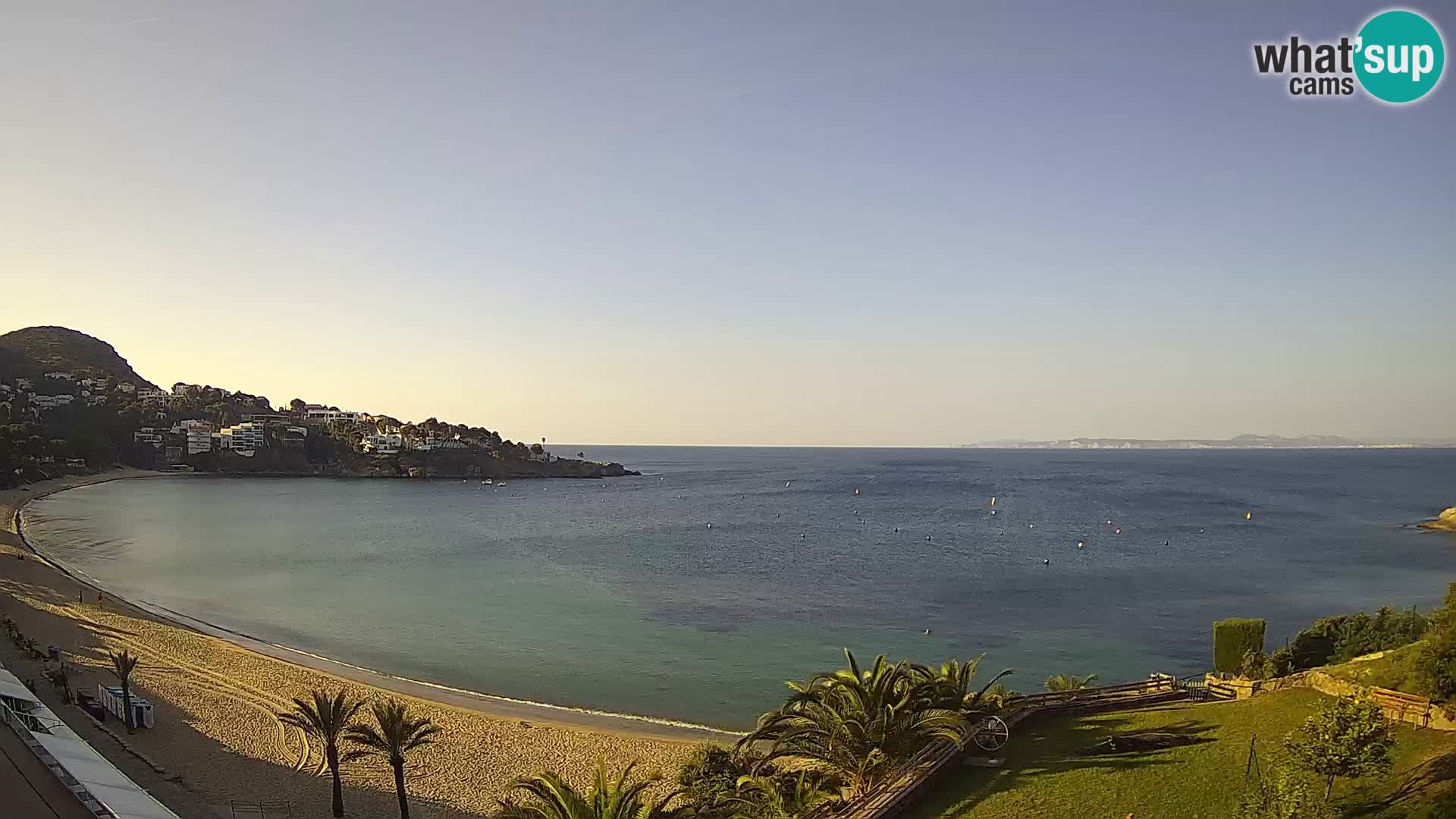 Playa de l’Almadrava camera en vivo Roses – Costa Brava – Espana