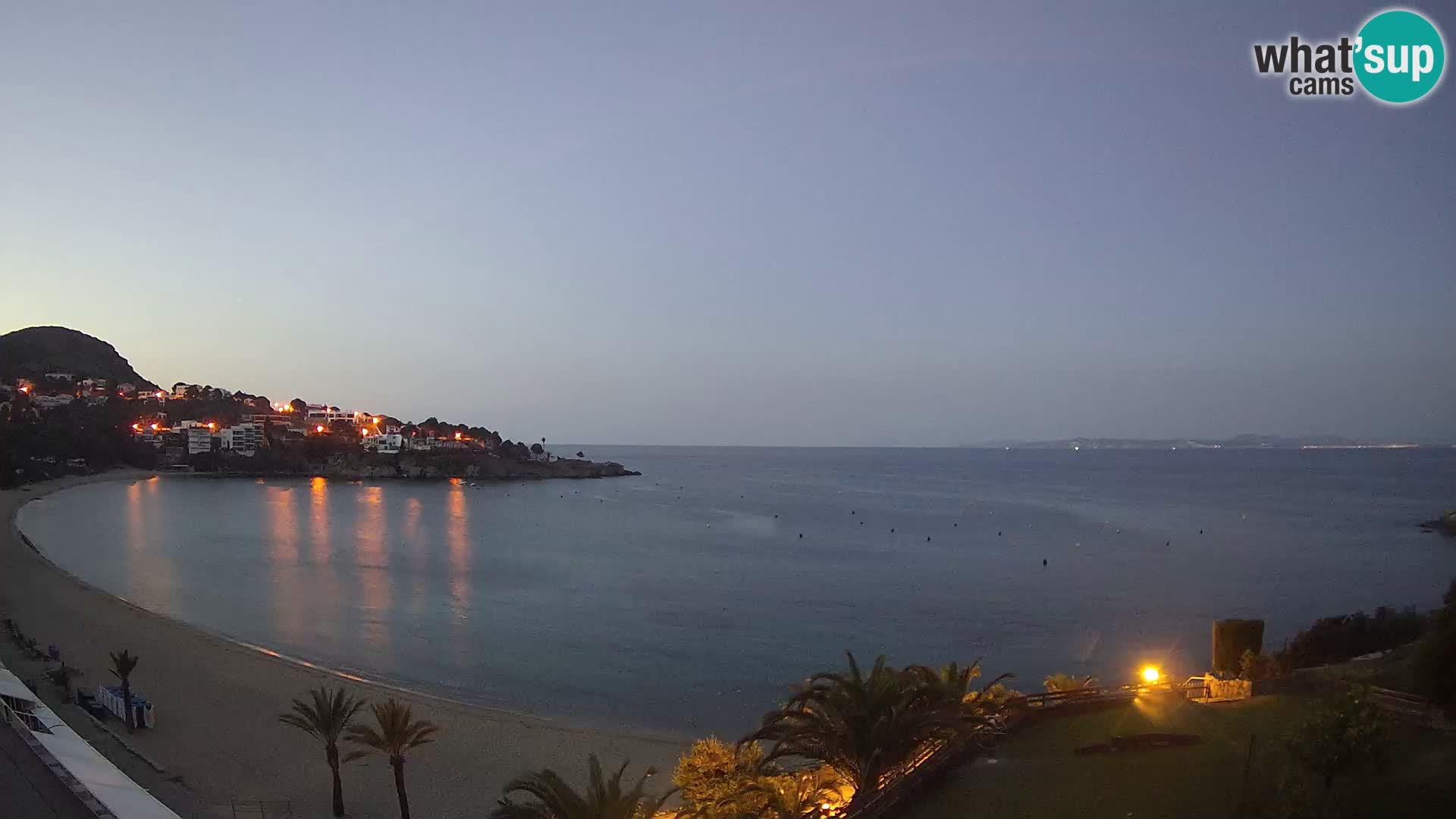 Playa de l’Almadrava camera en vivo Roses – Costa Brava – Espana