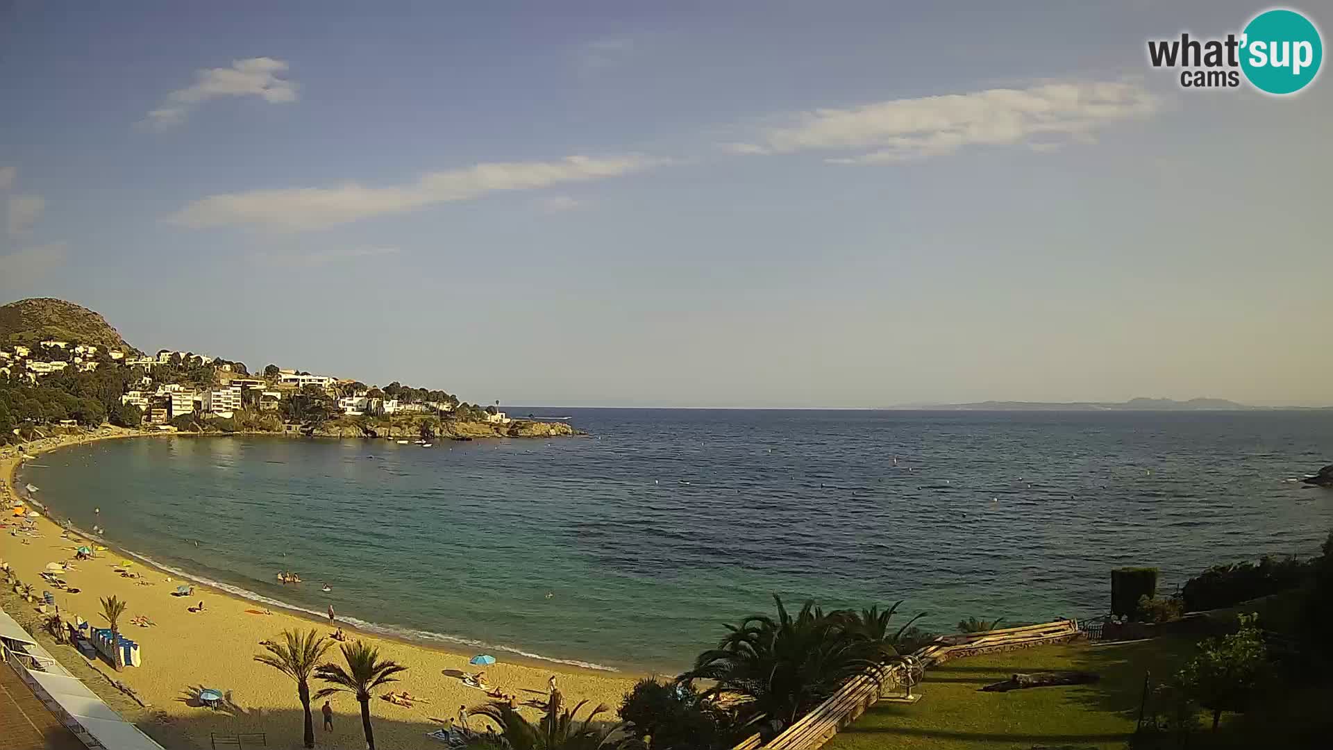 Plaža de l’Almadrava Spletna kamera Roses – Costa Brava – Španija