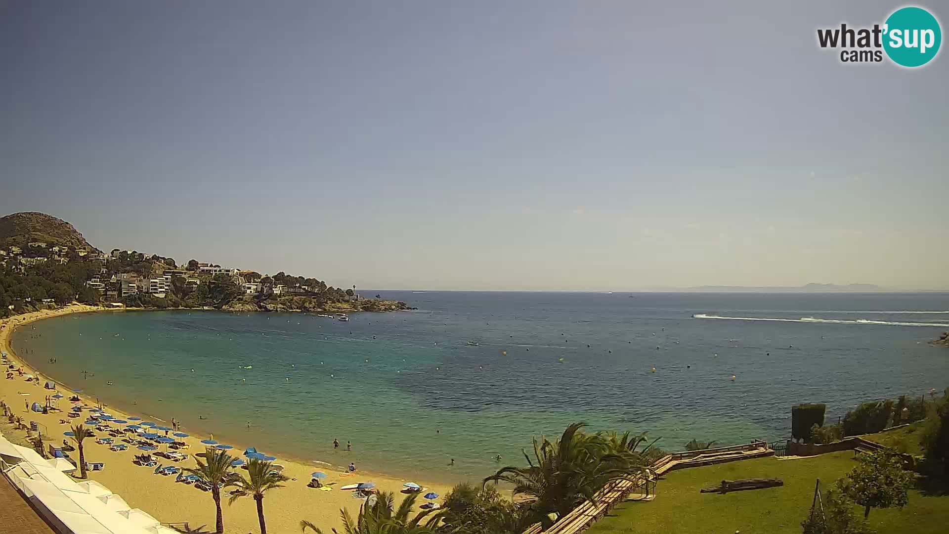 Platja de l’Almadrava Strand Webcam Roses – Costa Brava – Spanien