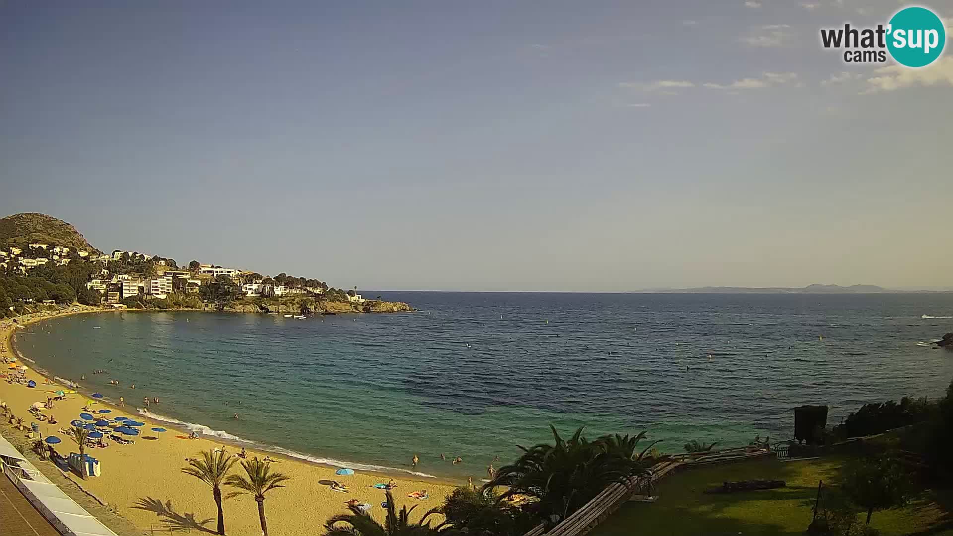 Playa de l’Almadrava camera en vivo Roses – Costa Brava – Espana
