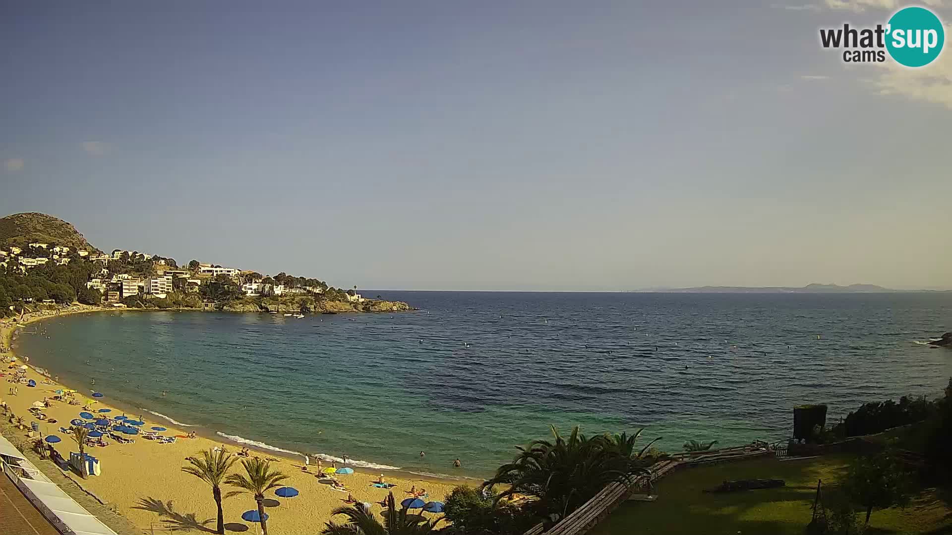 Plage de l’Almadrava Livecam Roses – Costa Brava – Espagne