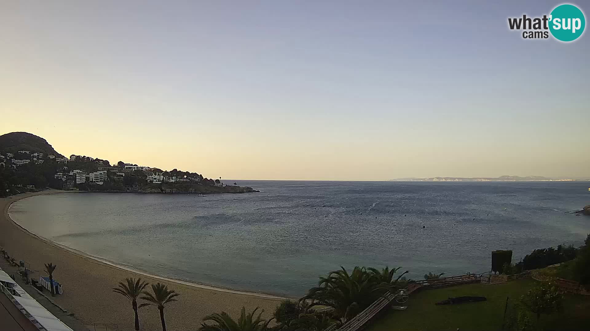 Platja de l’Almadrava Strand Webcam Roses – Costa Brava – Spanien