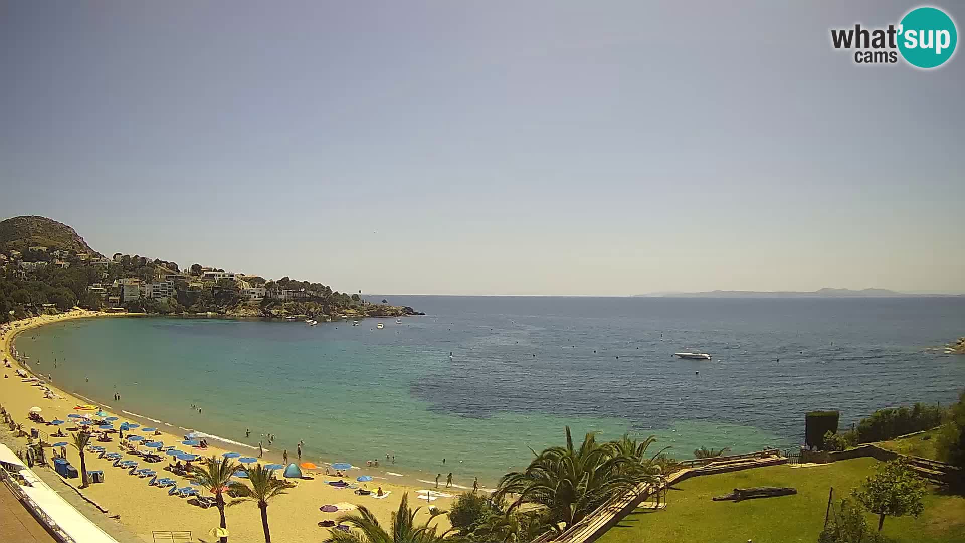 Platja de l’Almadrava beach Live Webcam Roses – Costa Brava – Spain