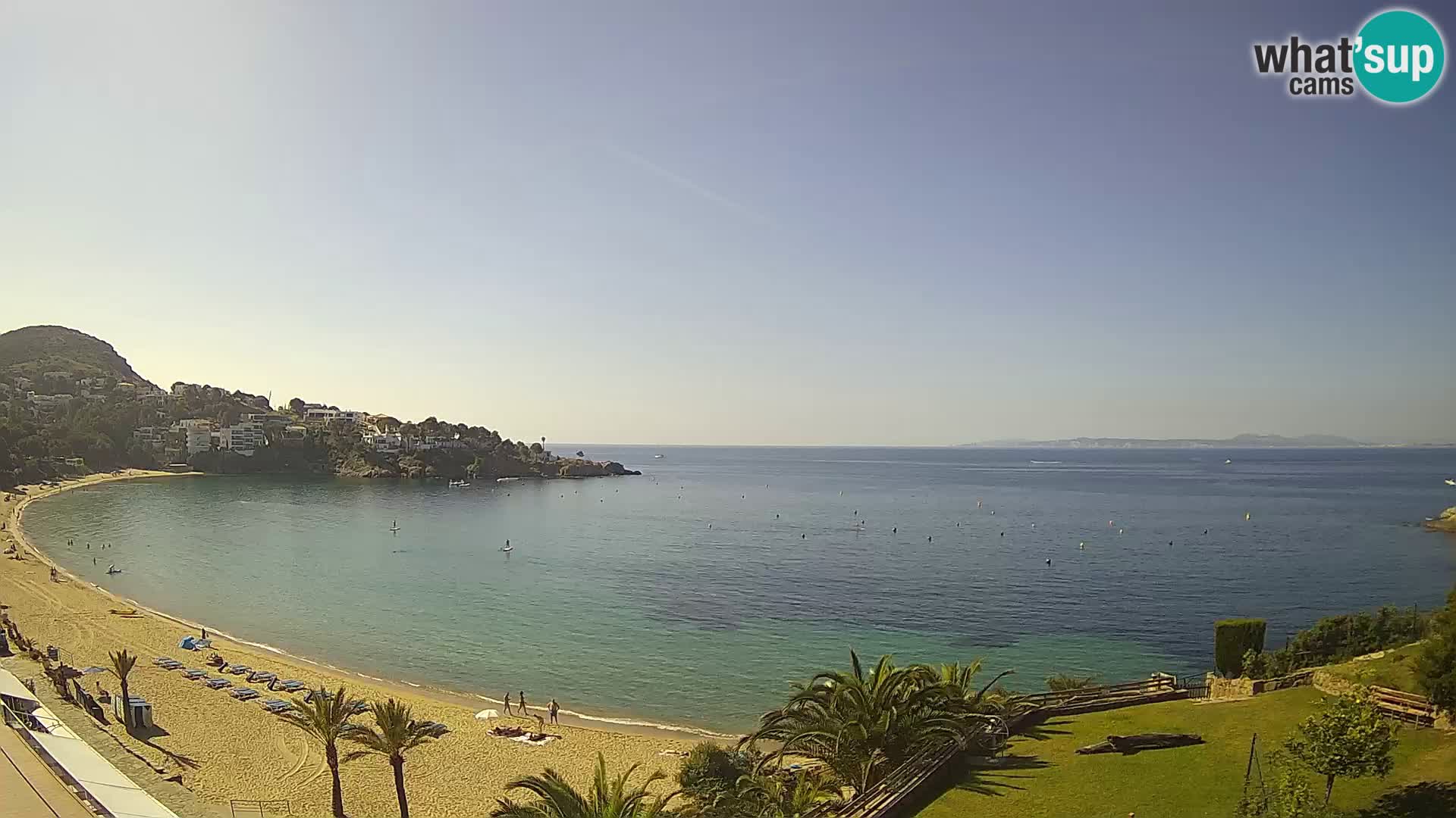 Plaža de l’Almadrava Spletna kamera Roses – Costa Brava – Španija