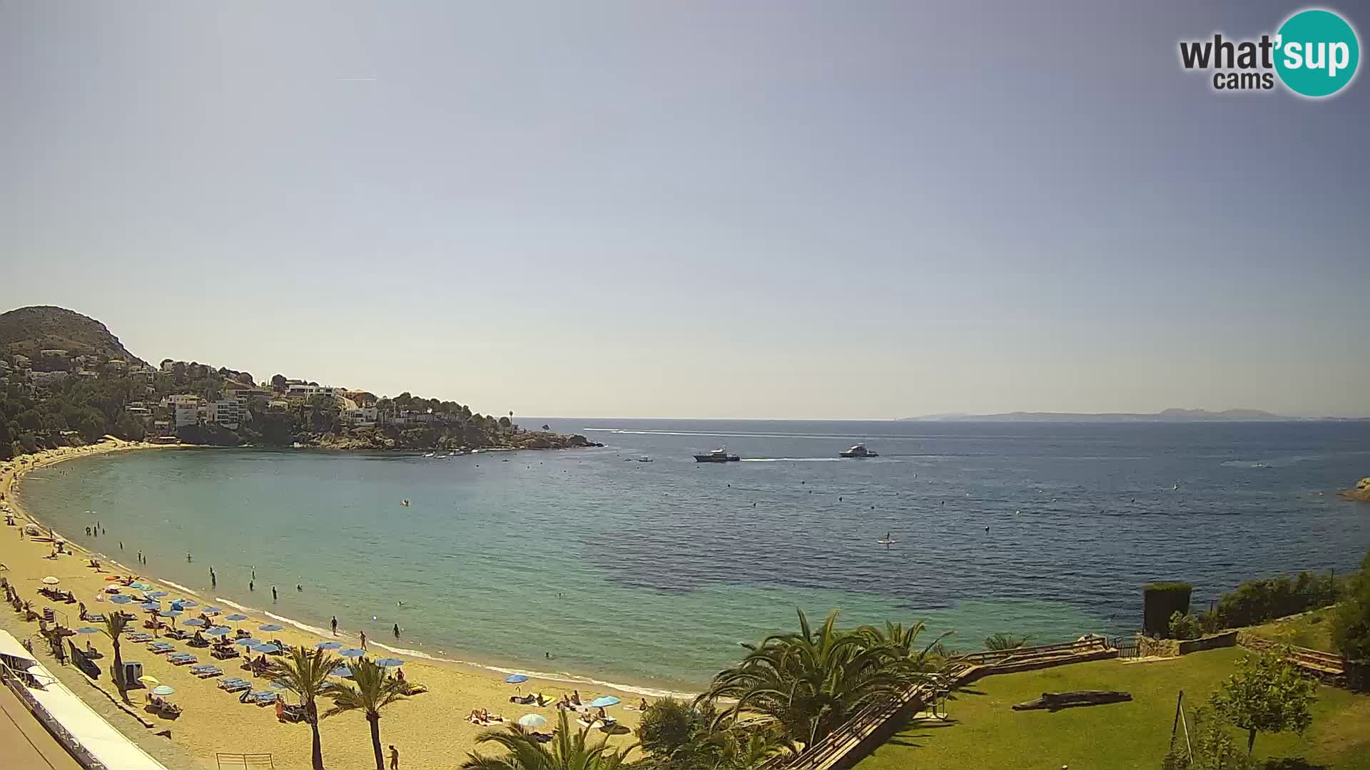 Playa de l’Almadrava camera en vivo Roses – Costa Brava – Espana