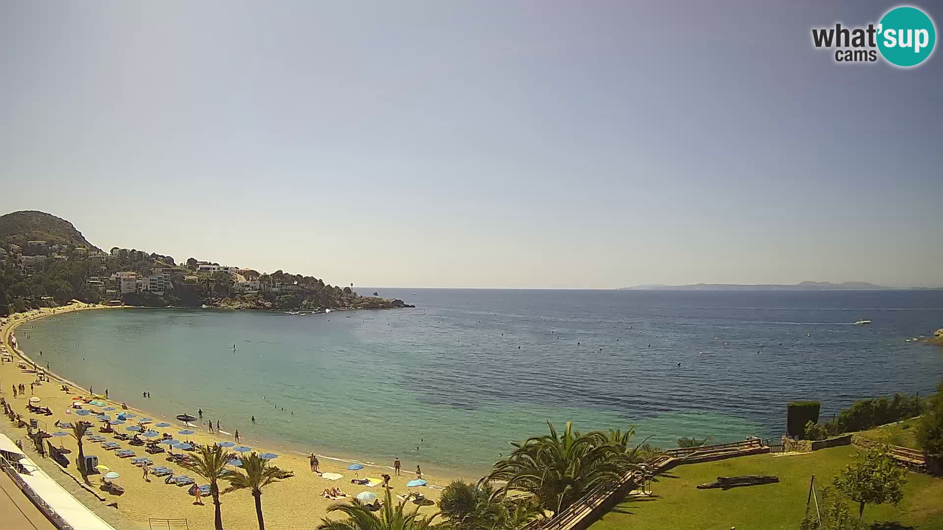 Playa de l’Almadrava camera en vivo Roses – Costa Brava – Espana