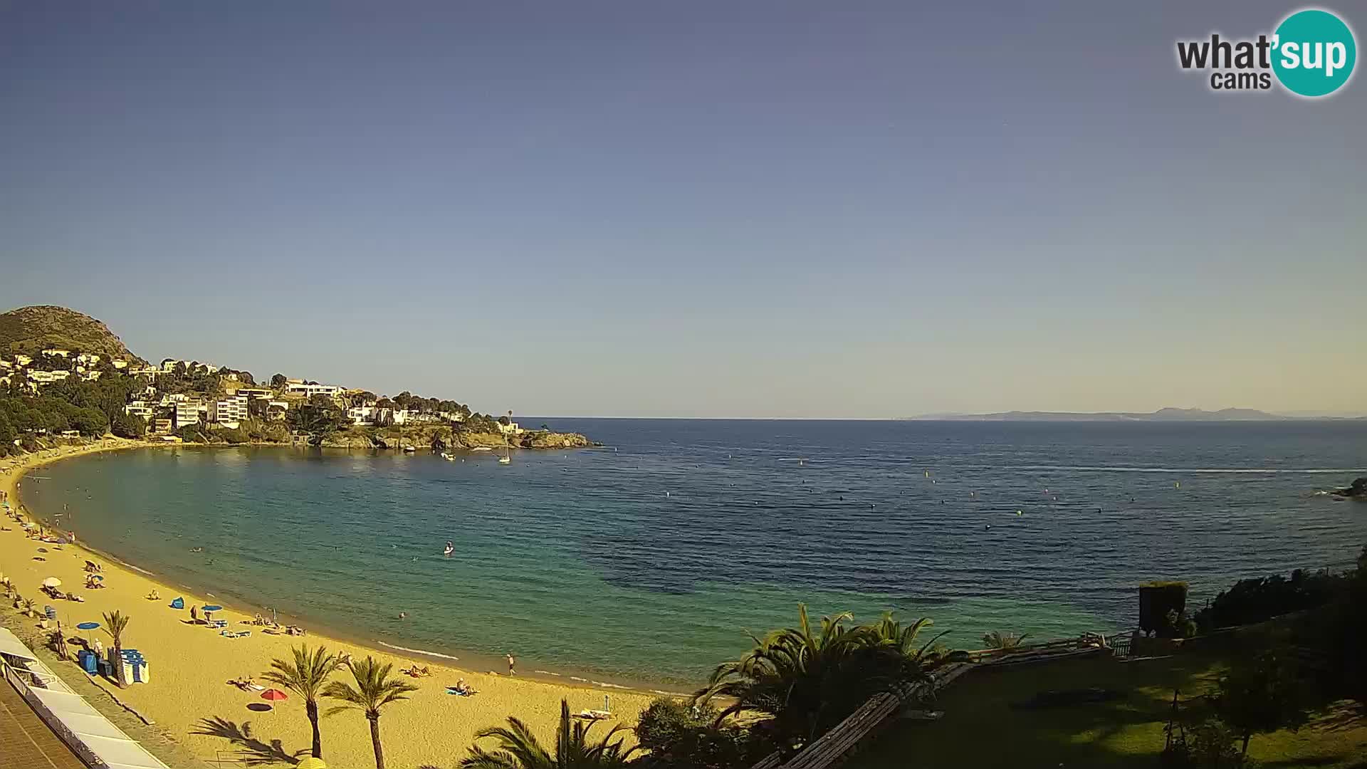 Platja de l’Almadrava beach Live Webcam Roses – Costa Brava – Spain