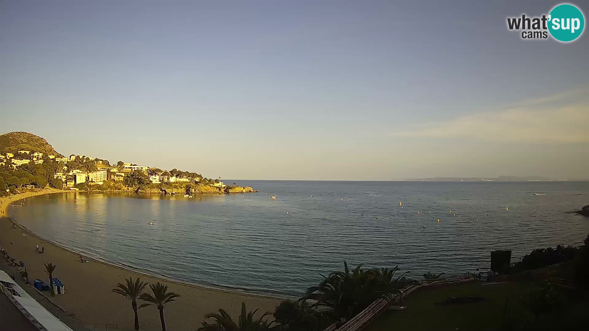 Plaža de l’Almadrava Spletna kamera Roses – Costa Brava – Španija
