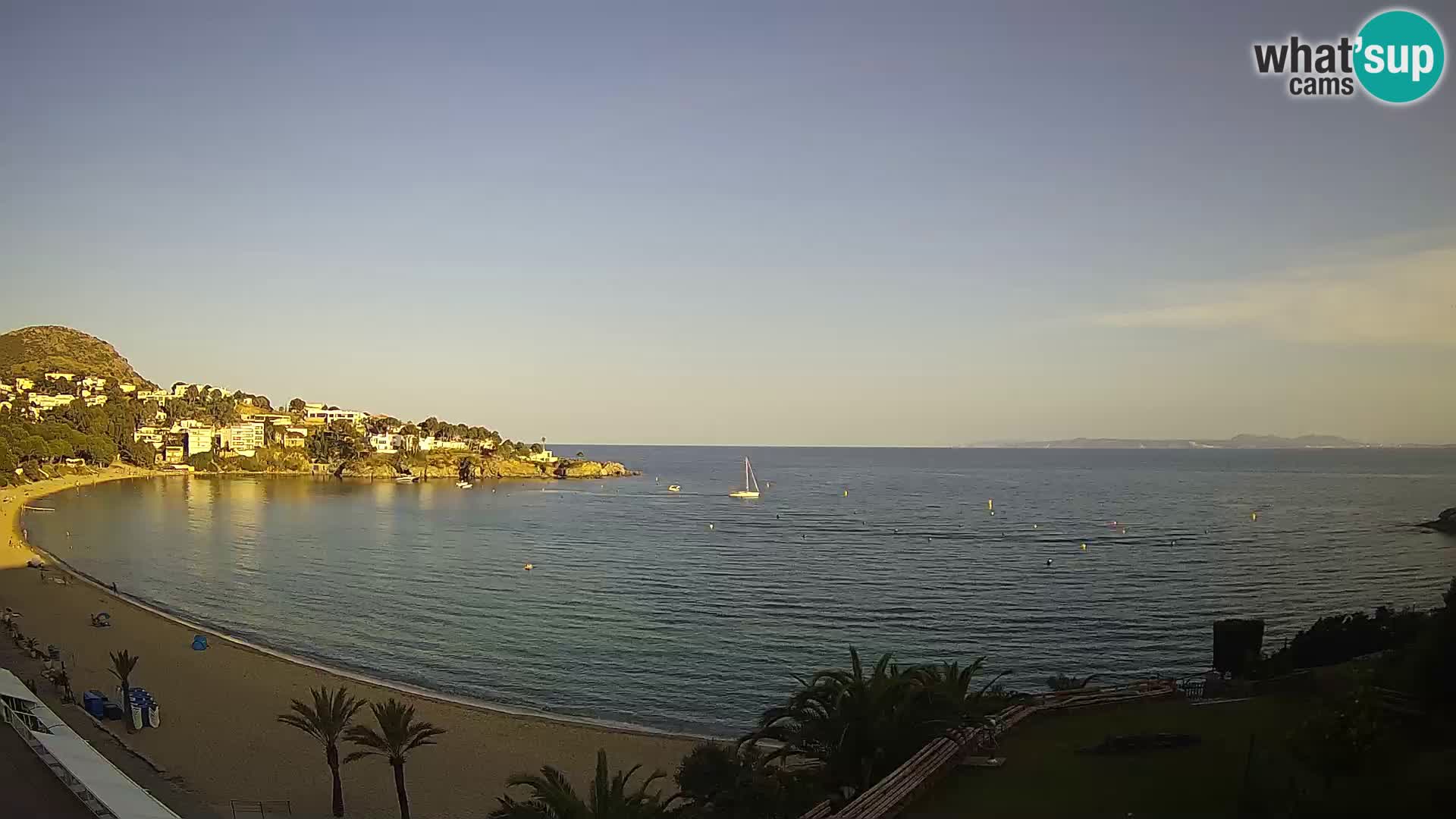 Playa de l’Almadrava camera en vivo Roses – Costa Brava – Espana