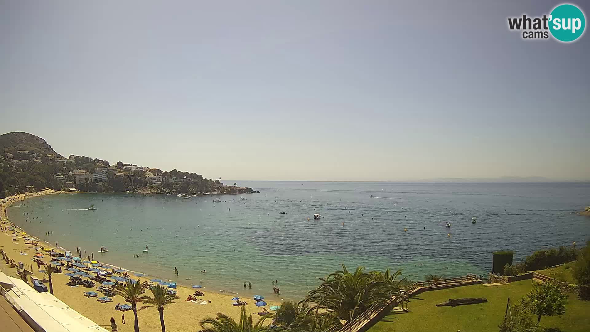 Plage de l’Almadrava Livecam Roses – Costa Brava – Espagne