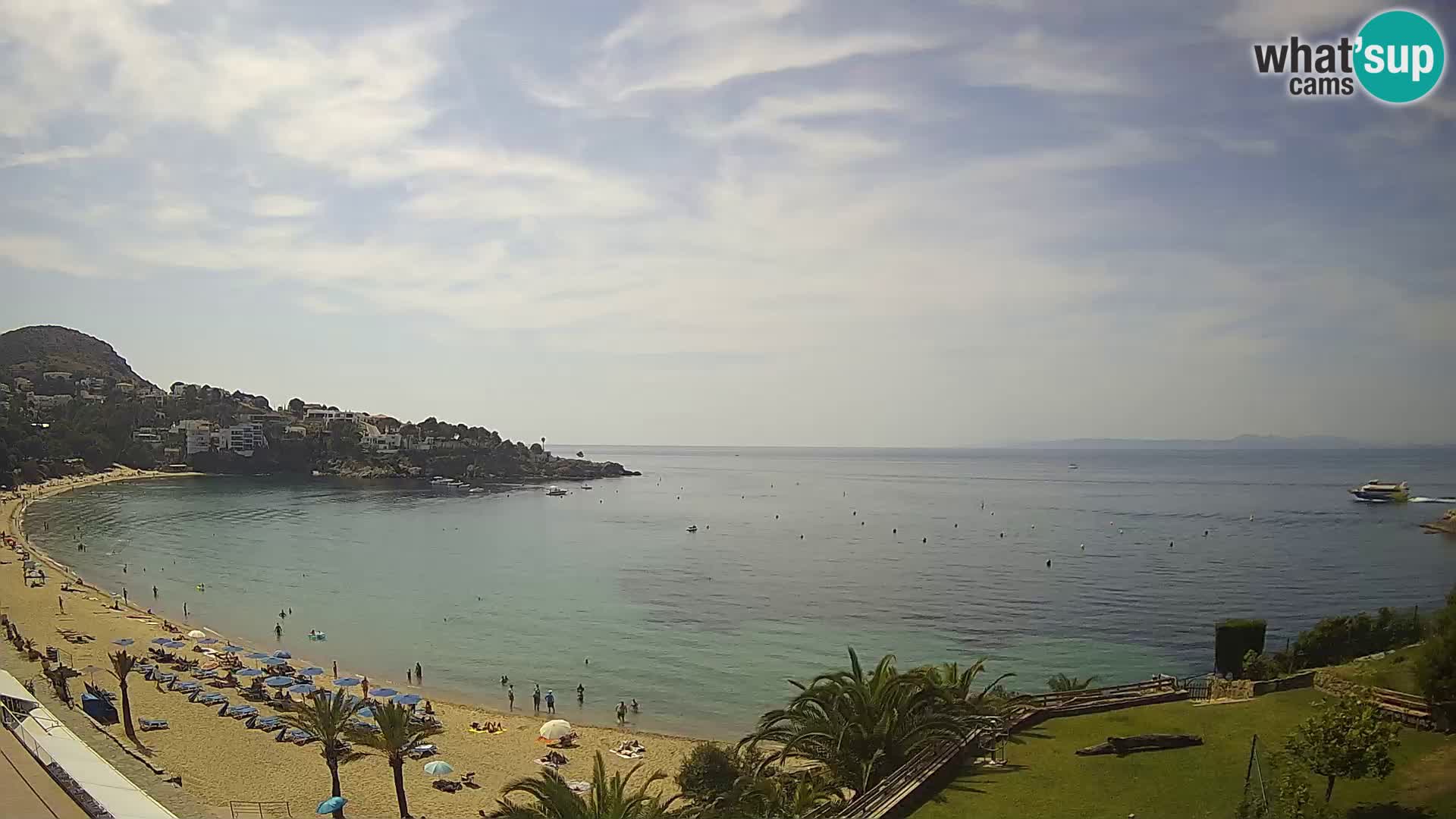 Platja de l’Almadrava beach Live Webcam Roses – Costa Brava – Spain