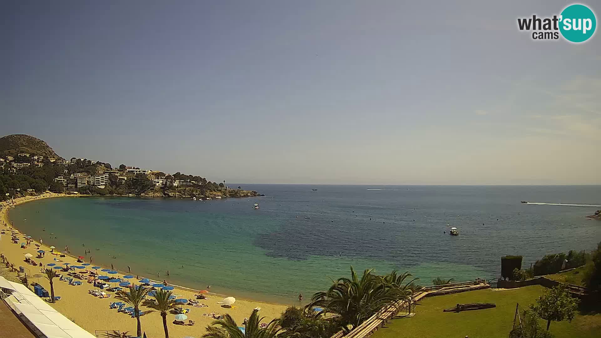 Platja de l’Almadrava beach Live Webcam Roses – Costa Brava – Spain