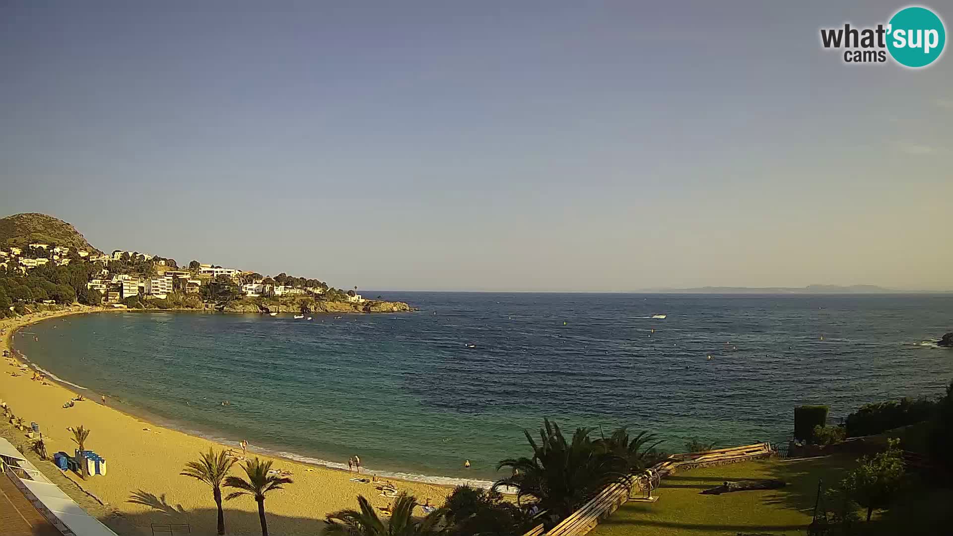 Platja de l’Almadrava beach Live Webcam Roses – Costa Brava – Spain